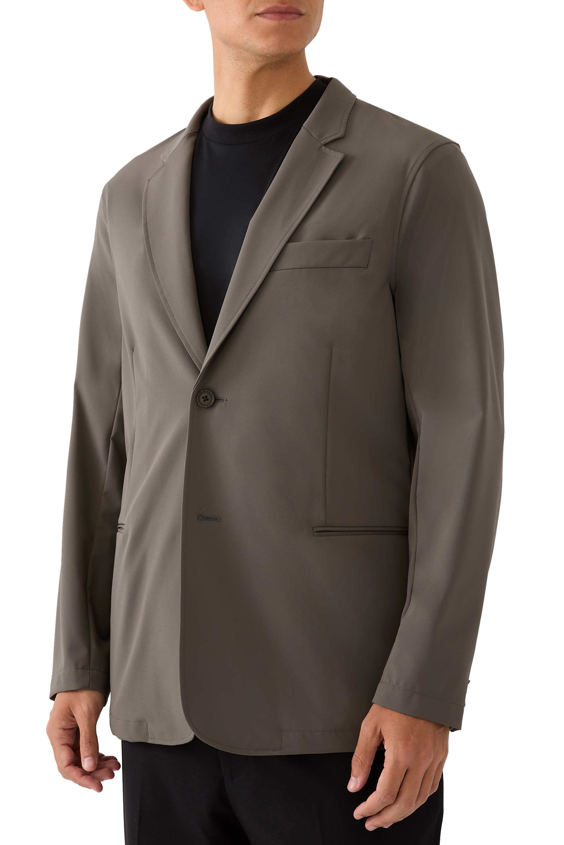 Travel Essentials Single-Breasted Blazer