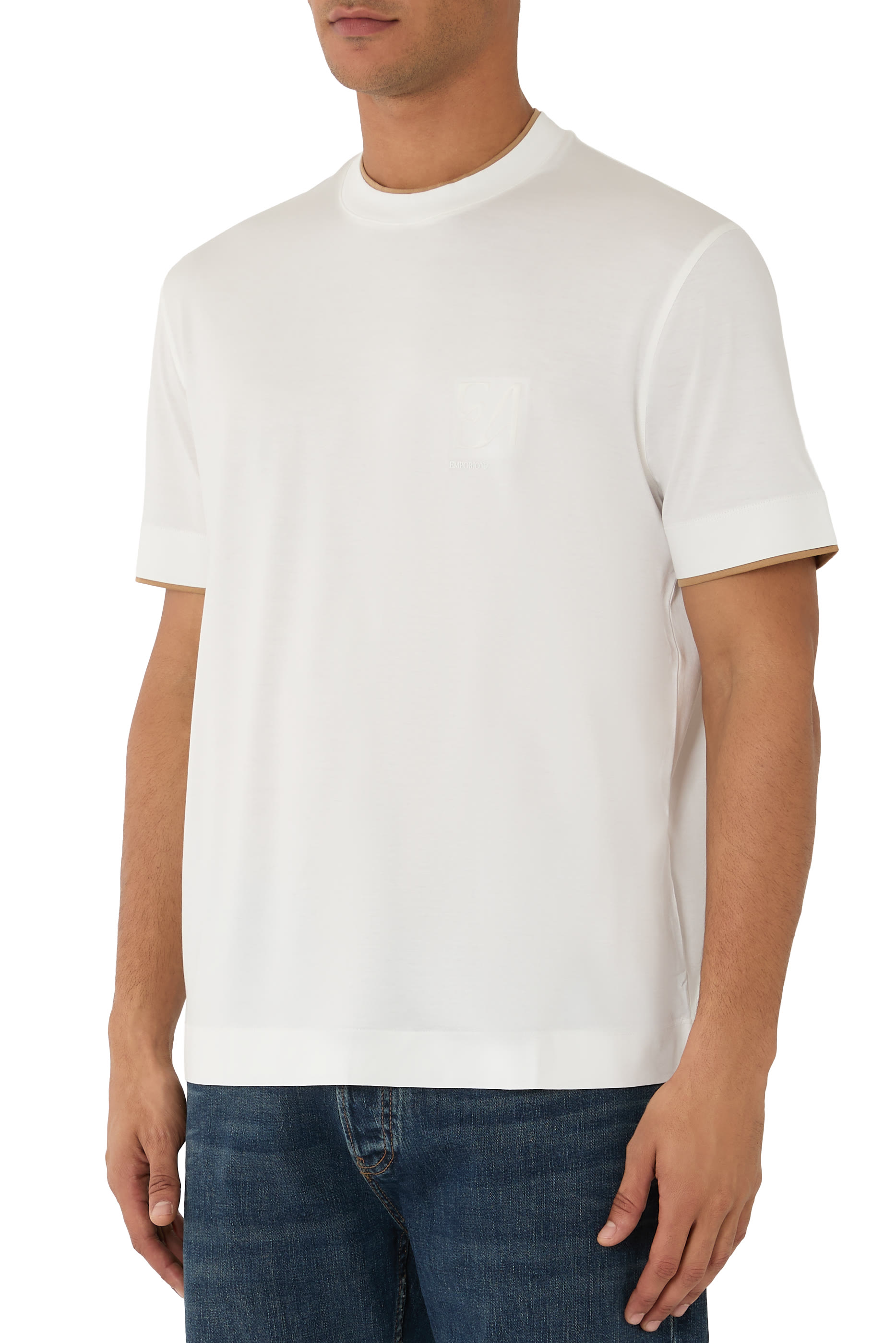 EA Logo Embroidery T-Shirt
