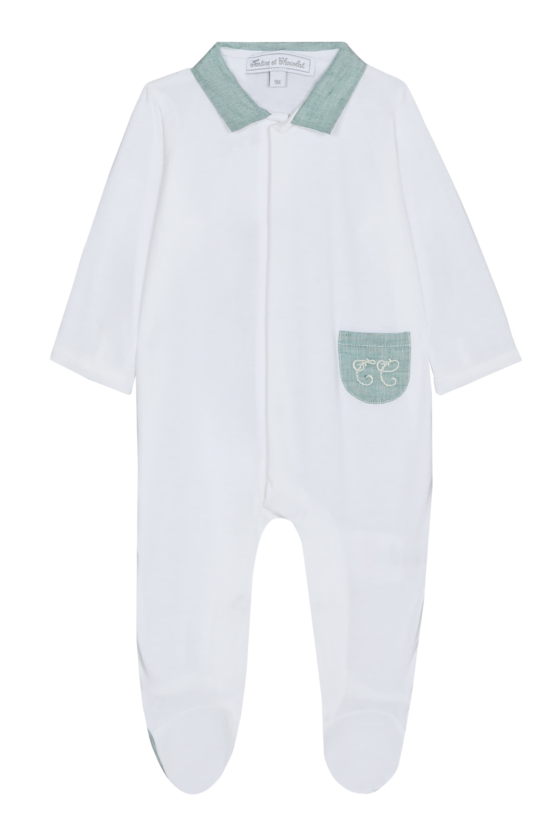 Kids Collar Color Contrast Pajama