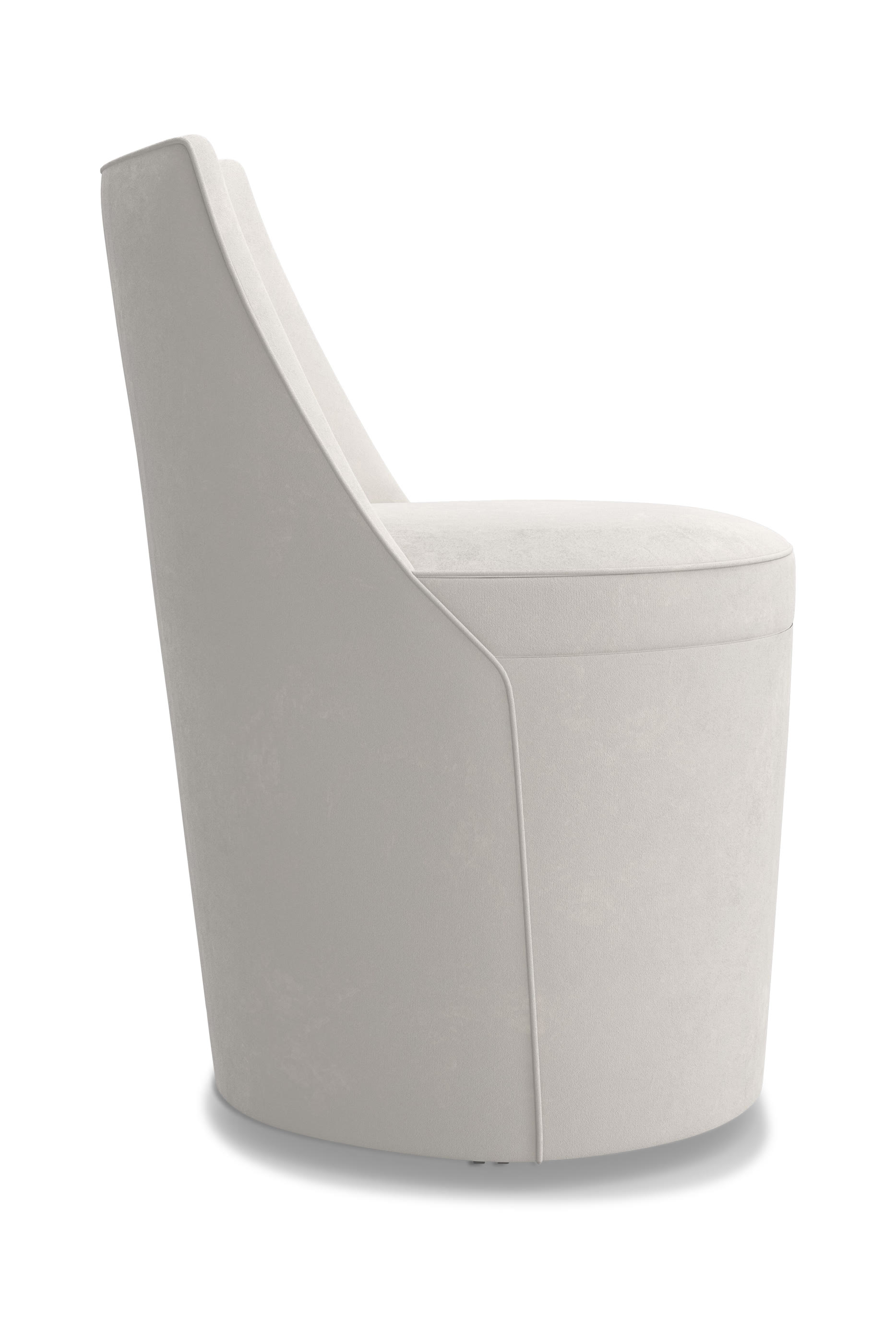 Barrel Roll Upholstered Chair