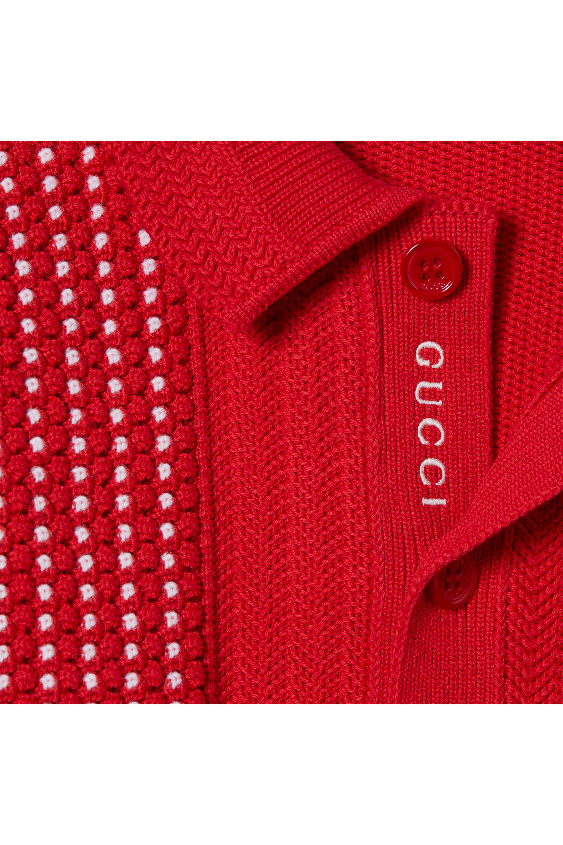 Kids Logo Needle Stitch Cardigan