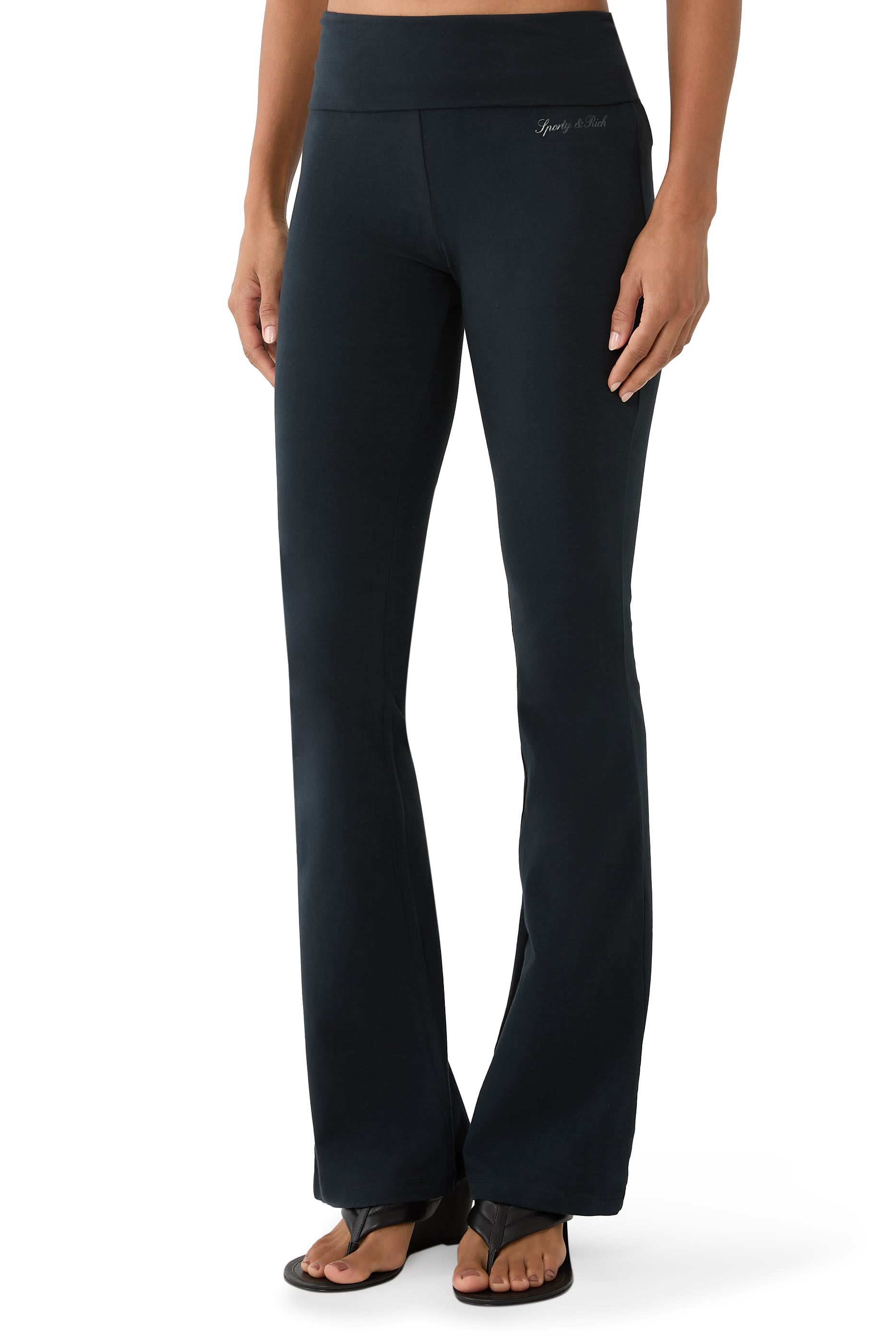 Benedetta Signature Logo Foldover Pants