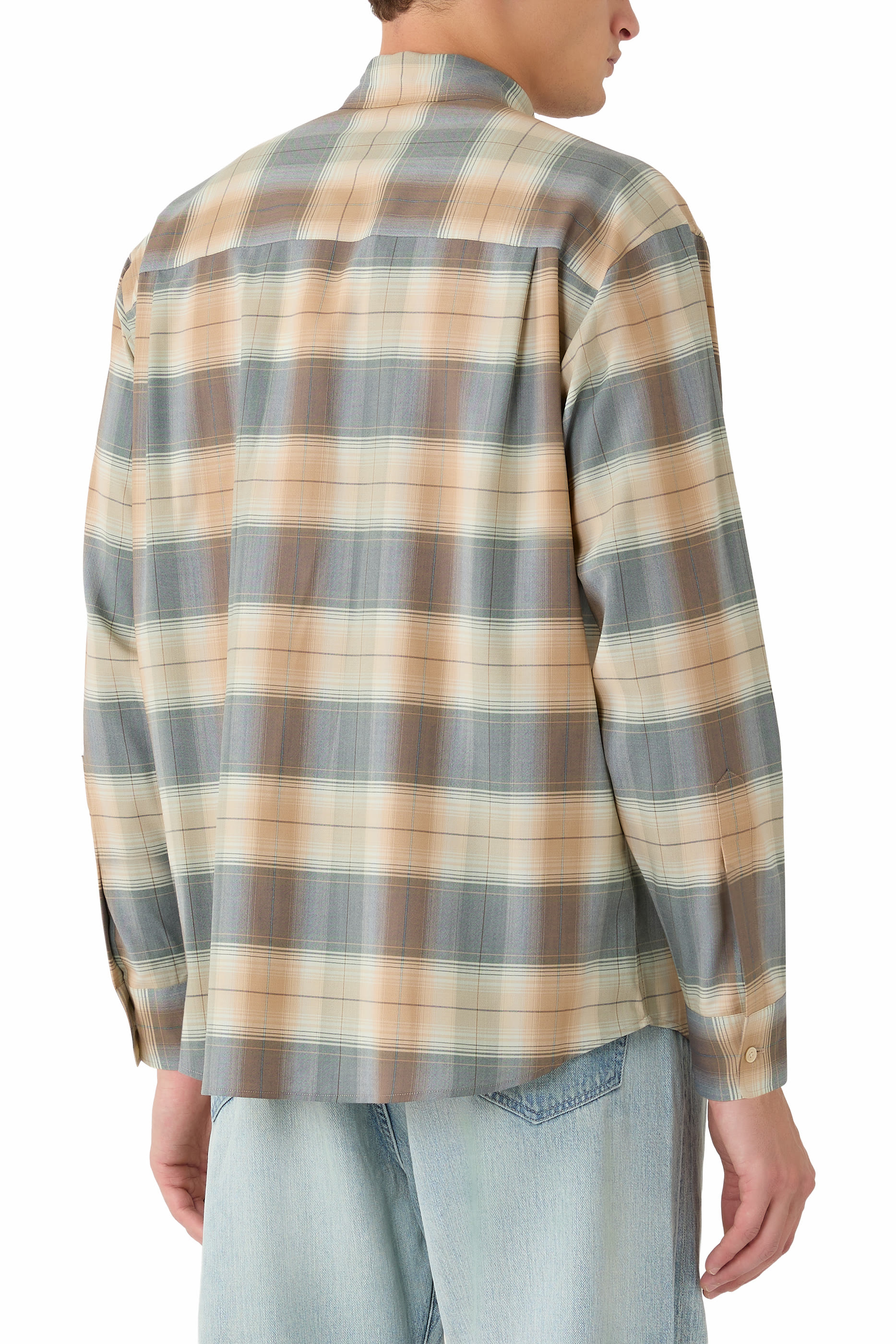 Super Light Wool Check Shirt