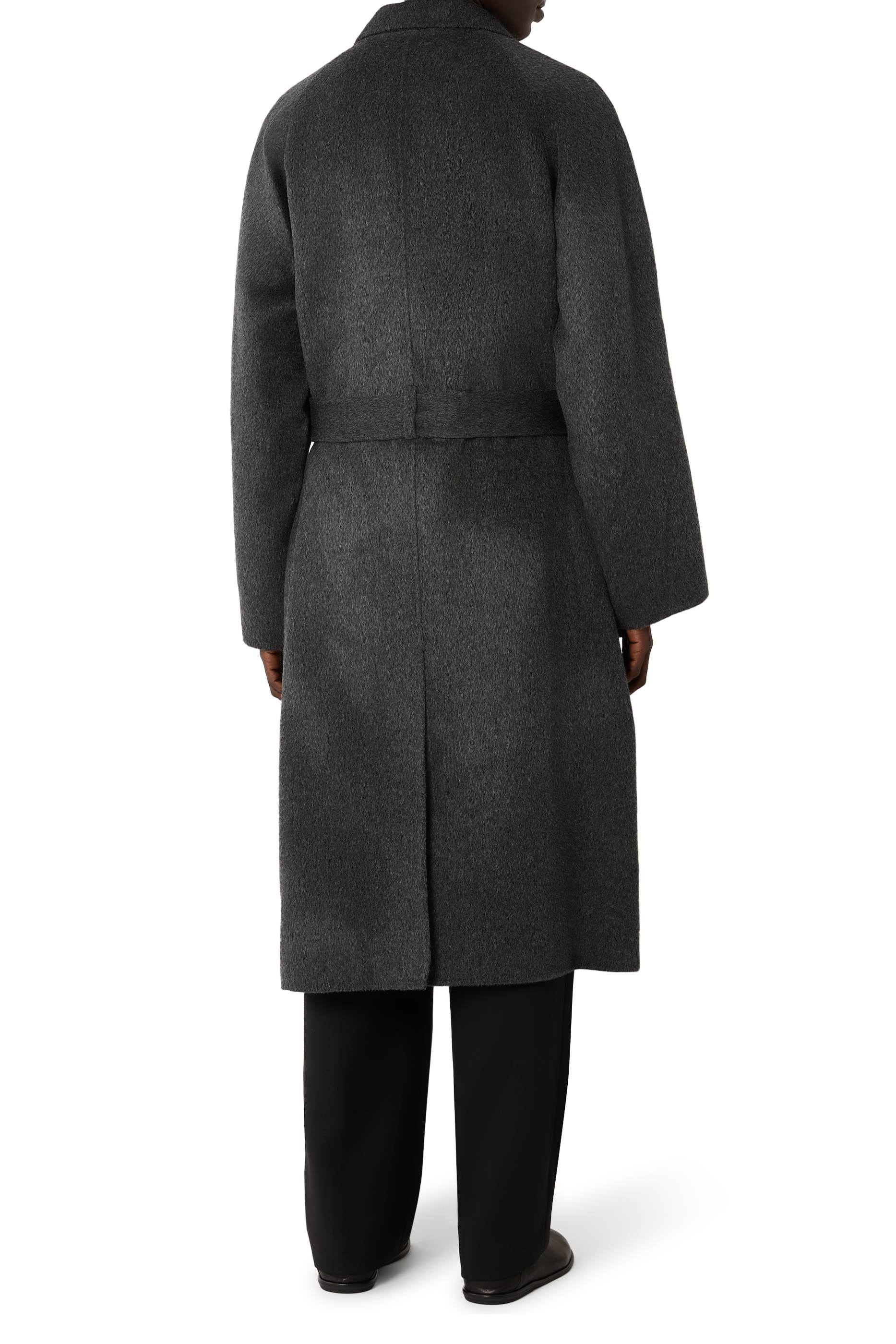  Sutton Double Breasted Wool Coat