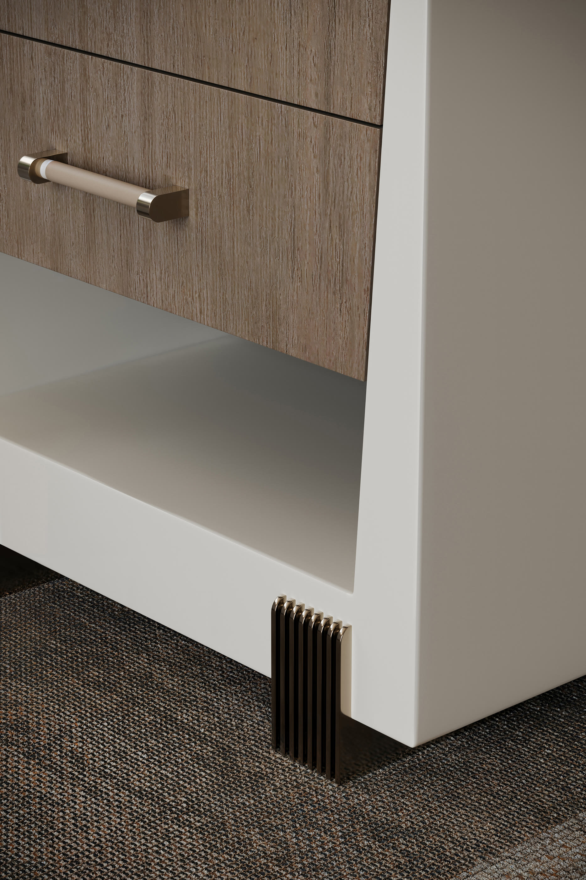 Counter Balance Bedside Table