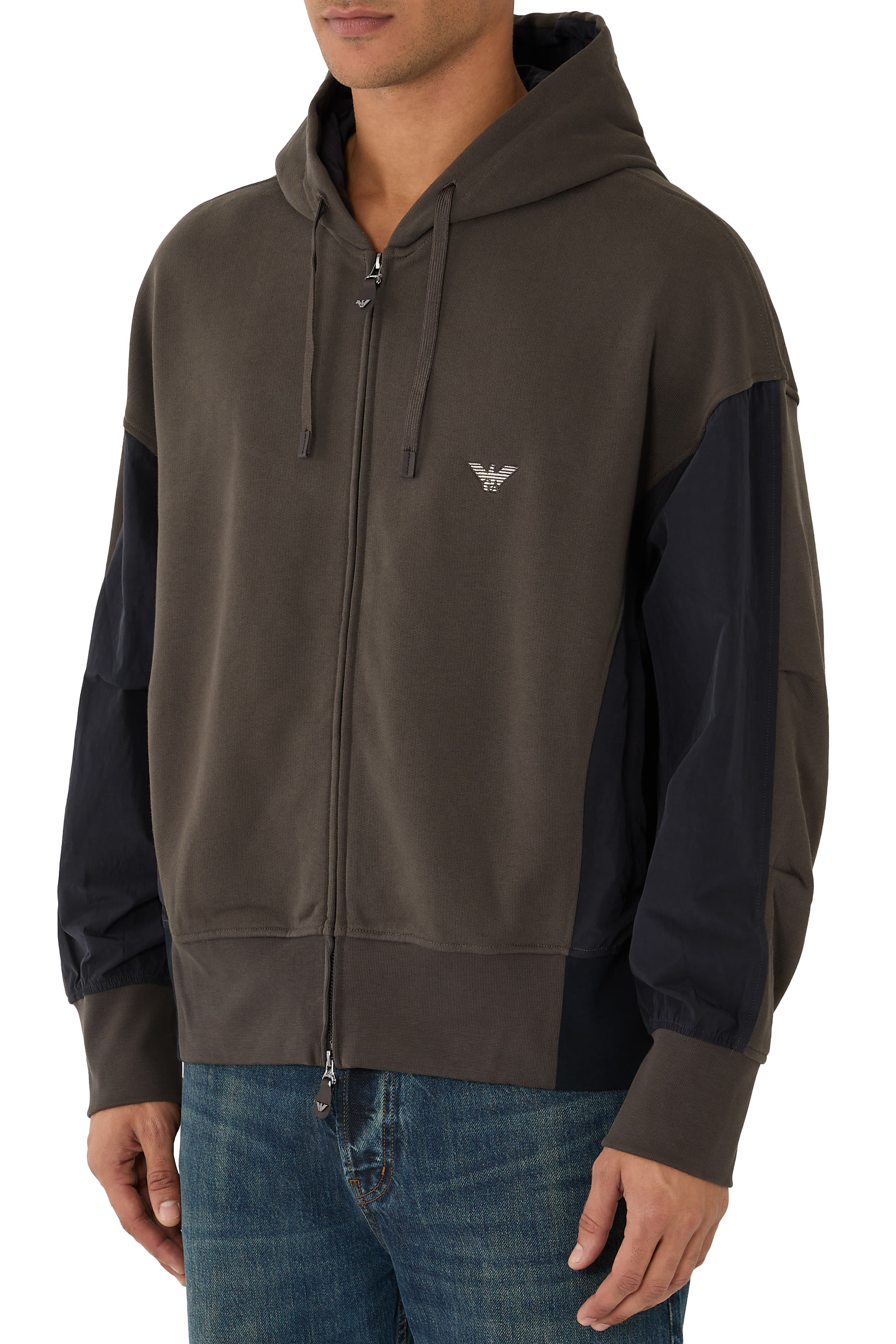 Logo Color-Block Hoodie