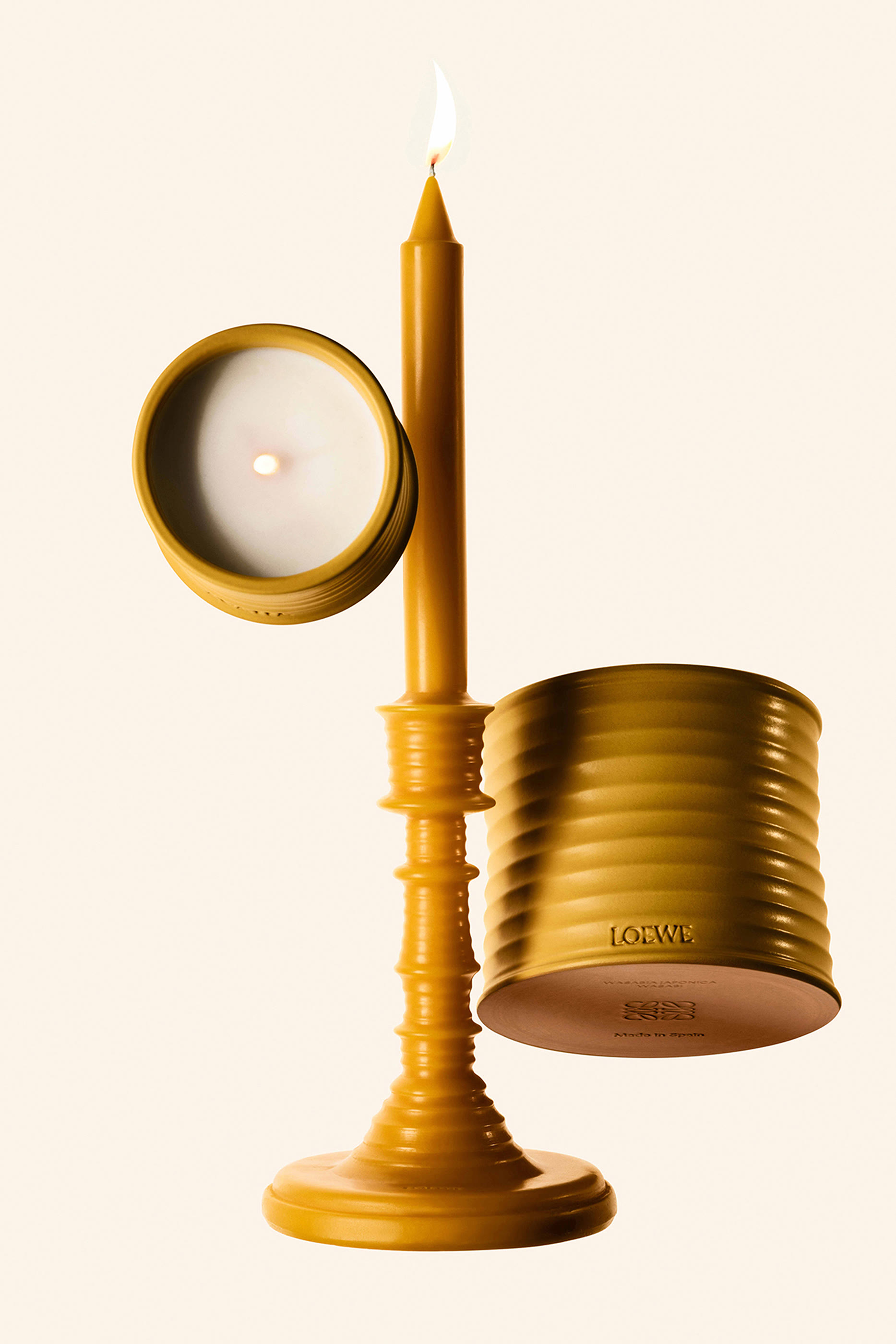 شمعة واسابي معطرة كبيرة