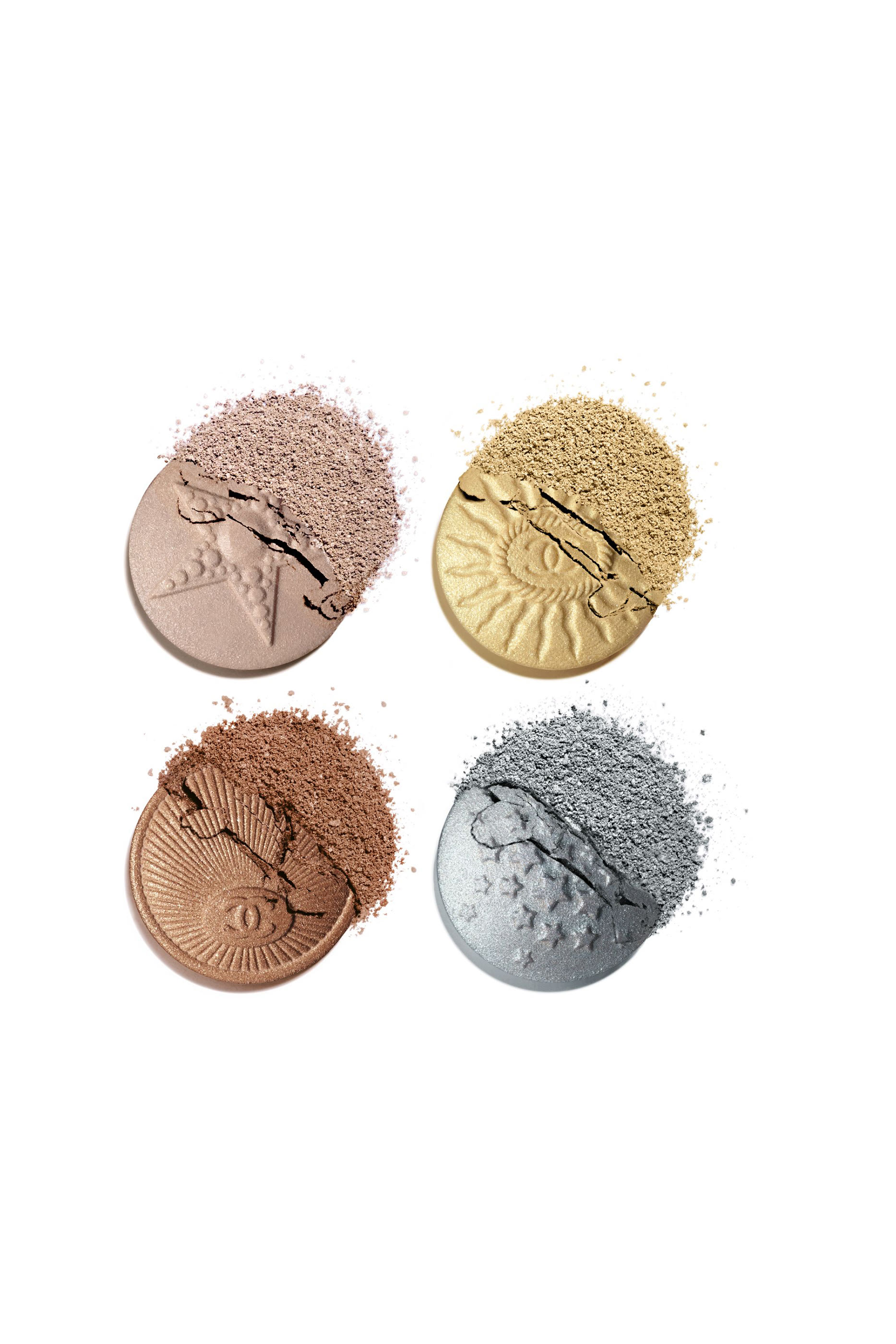 لوحة ظلال عيون Les 4 Ombres Boutons بأربعة ألوان بلمسات نهائية متنوعة