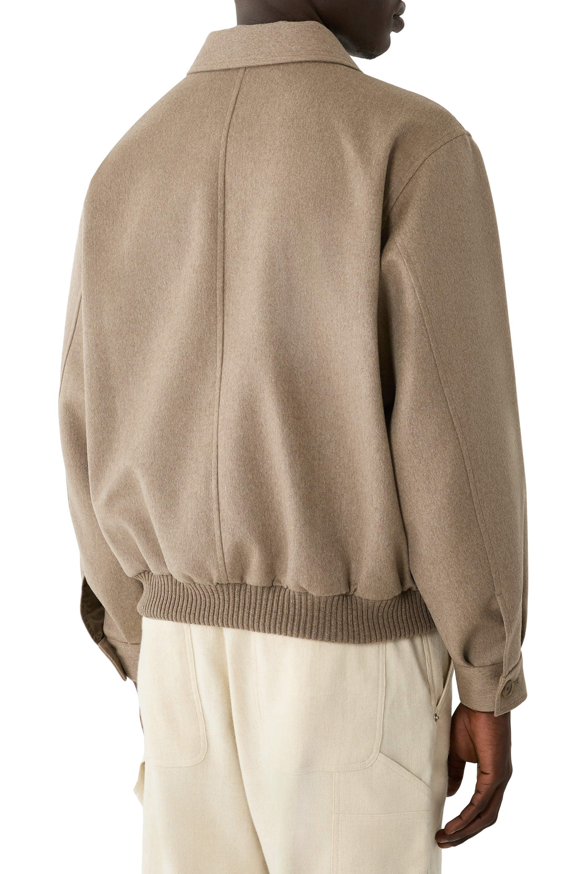 Point Collar Zip Blouson