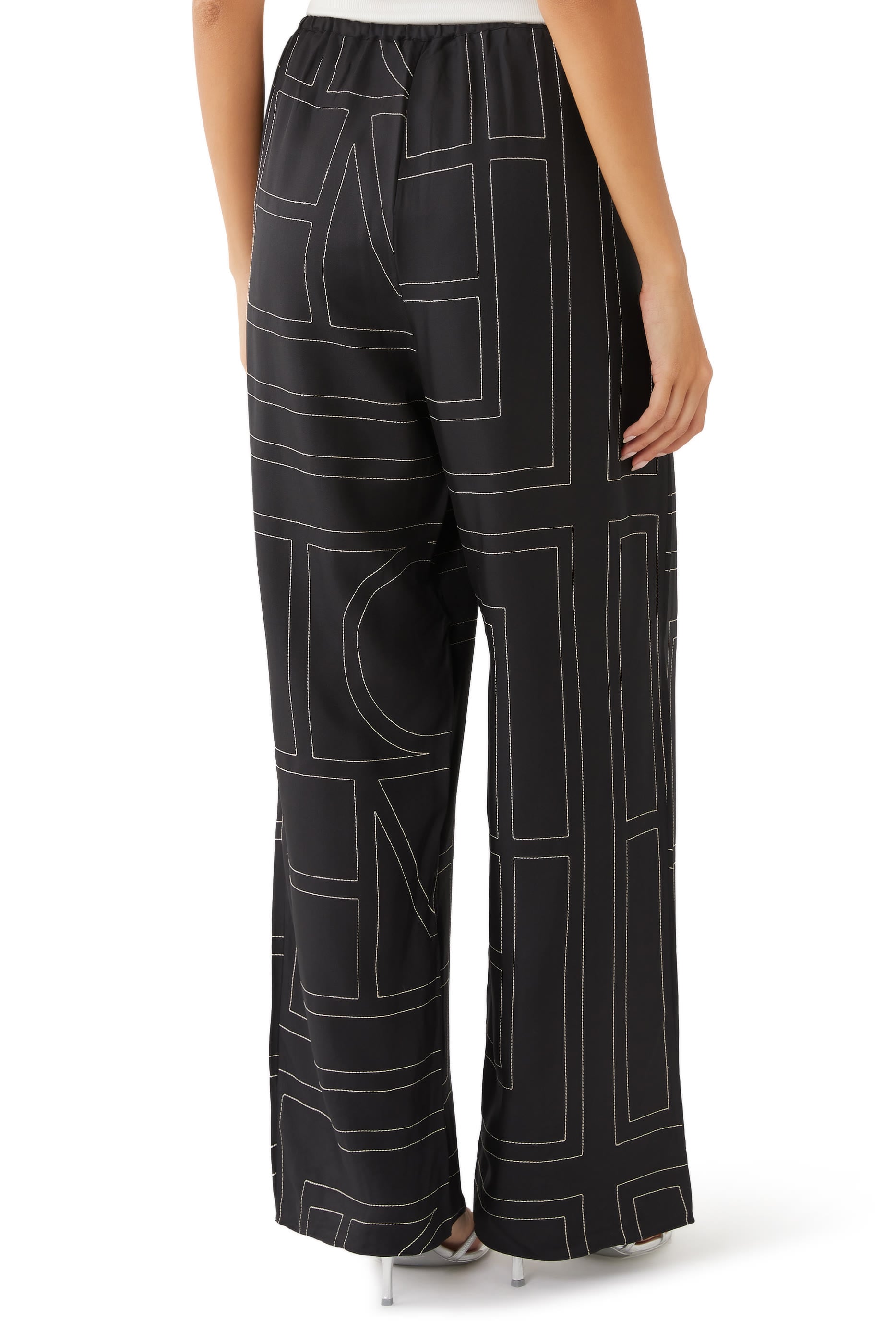 Monogram Silk Bottoms