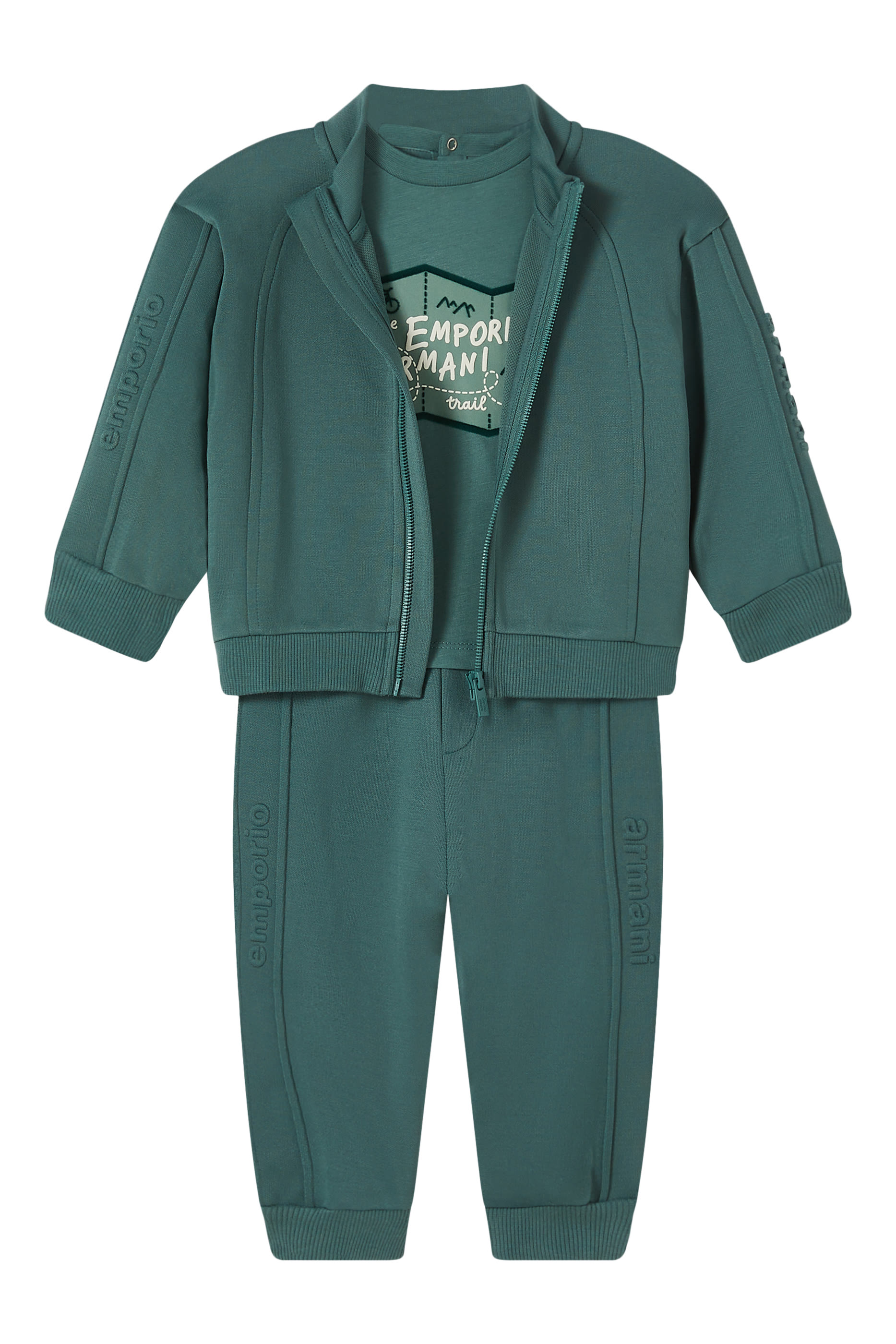 Kids Interlock Zip-Up Sweatshirt
