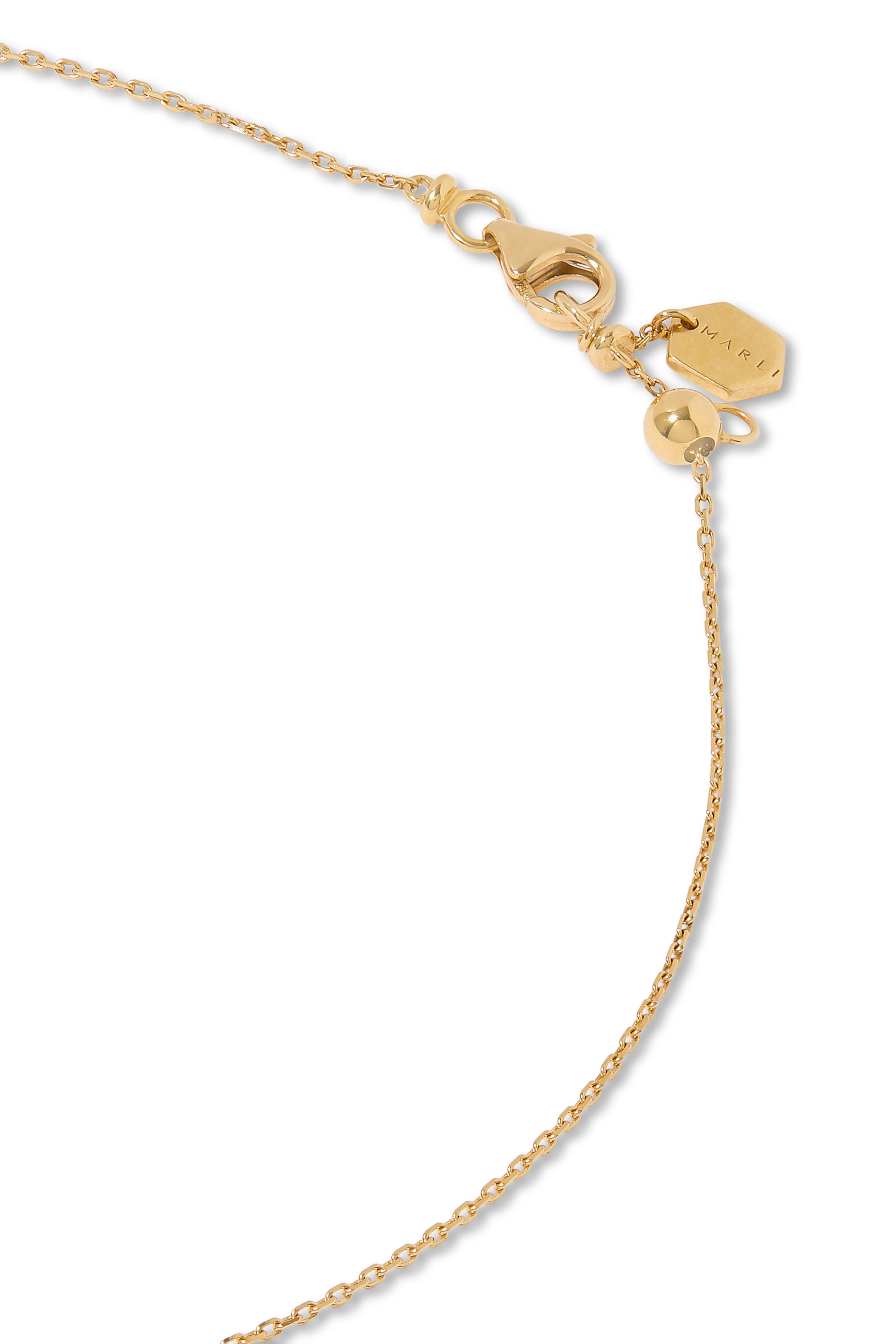 Cleo Mini Rev Pendant, 18k Yellow Gold with Full Diamonds