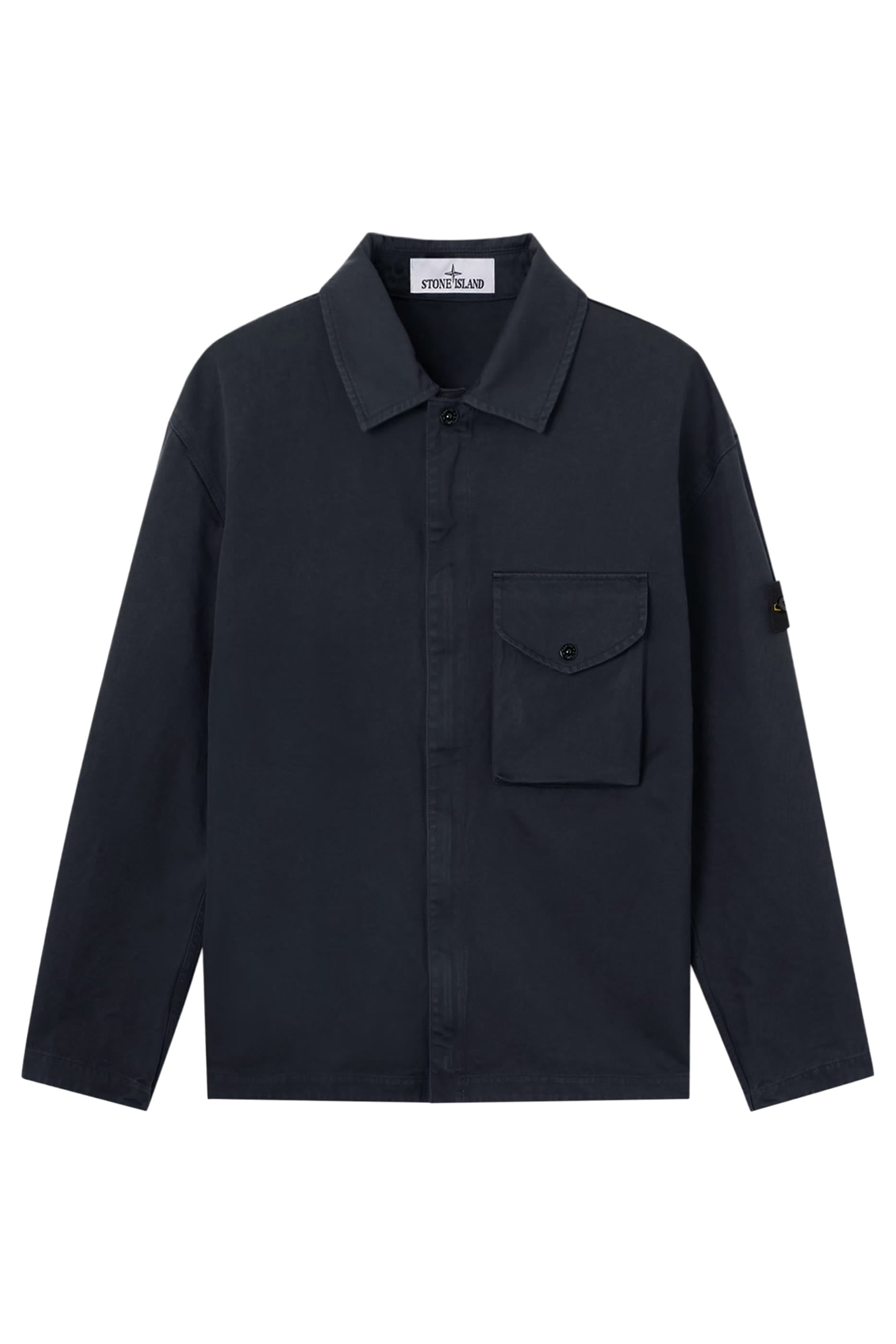 Zip-Up Chest Pocket Overshirt