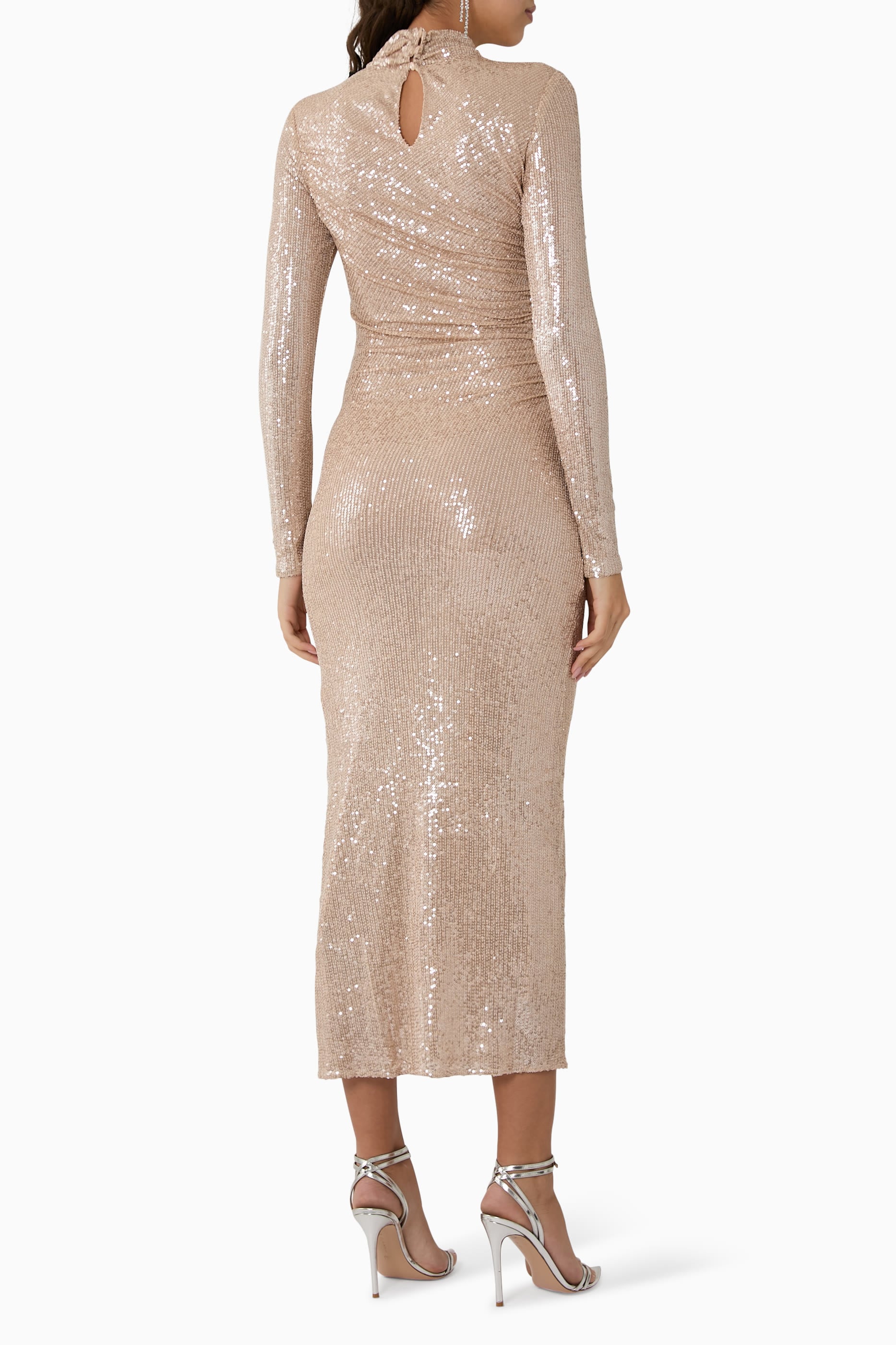 Malia Turtleneck Ankle Gown