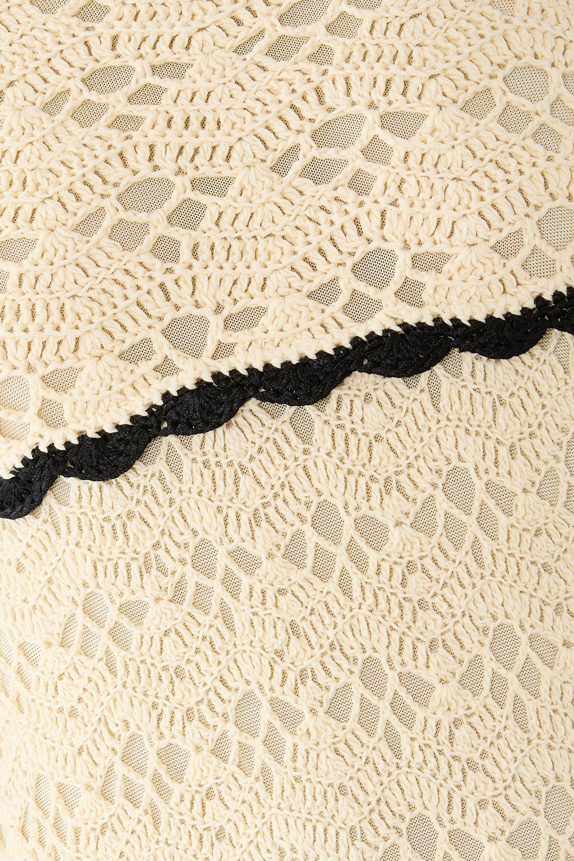 Aster Crochet Tie Midi Dress