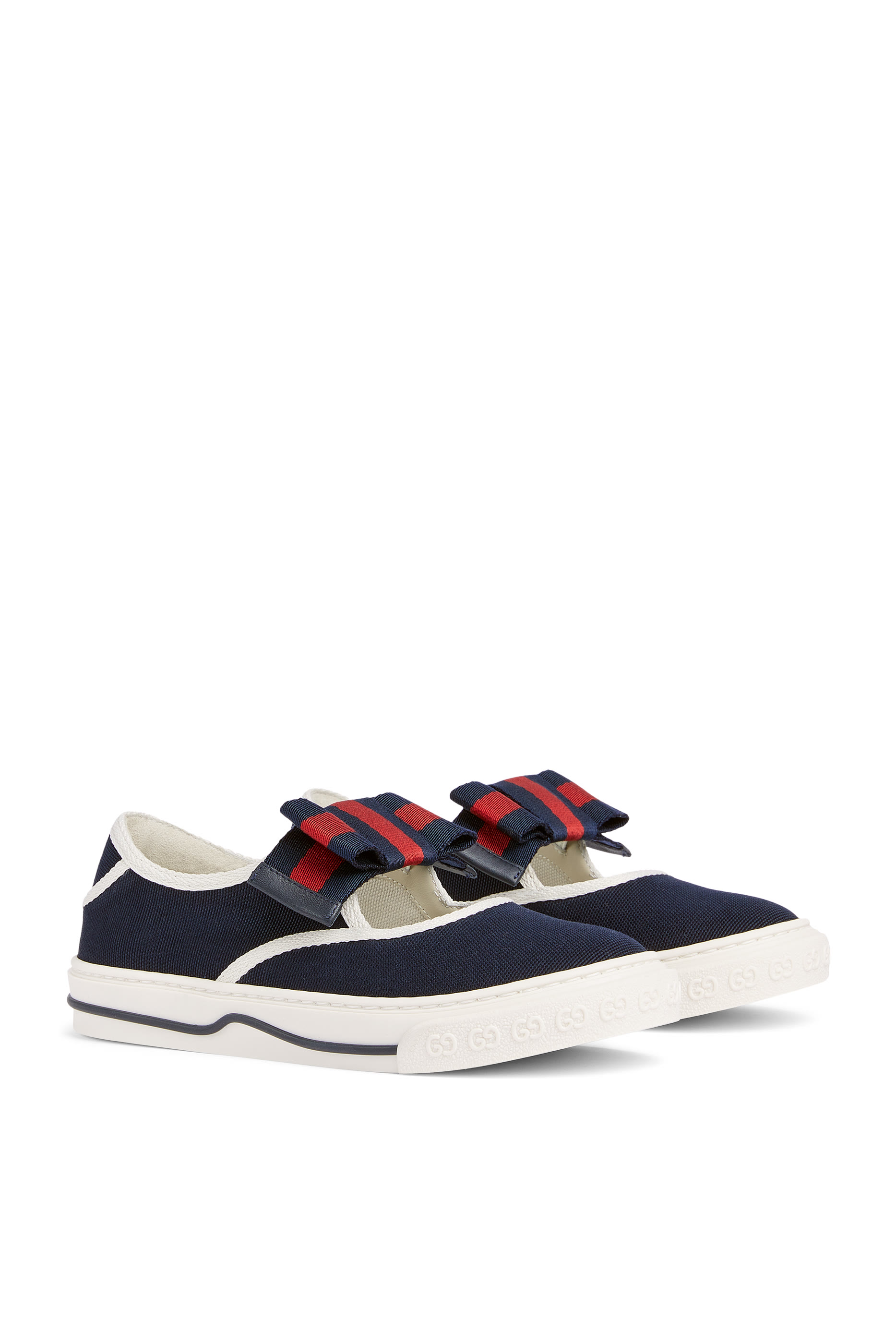 Kids Web Bow Detail Sneakers