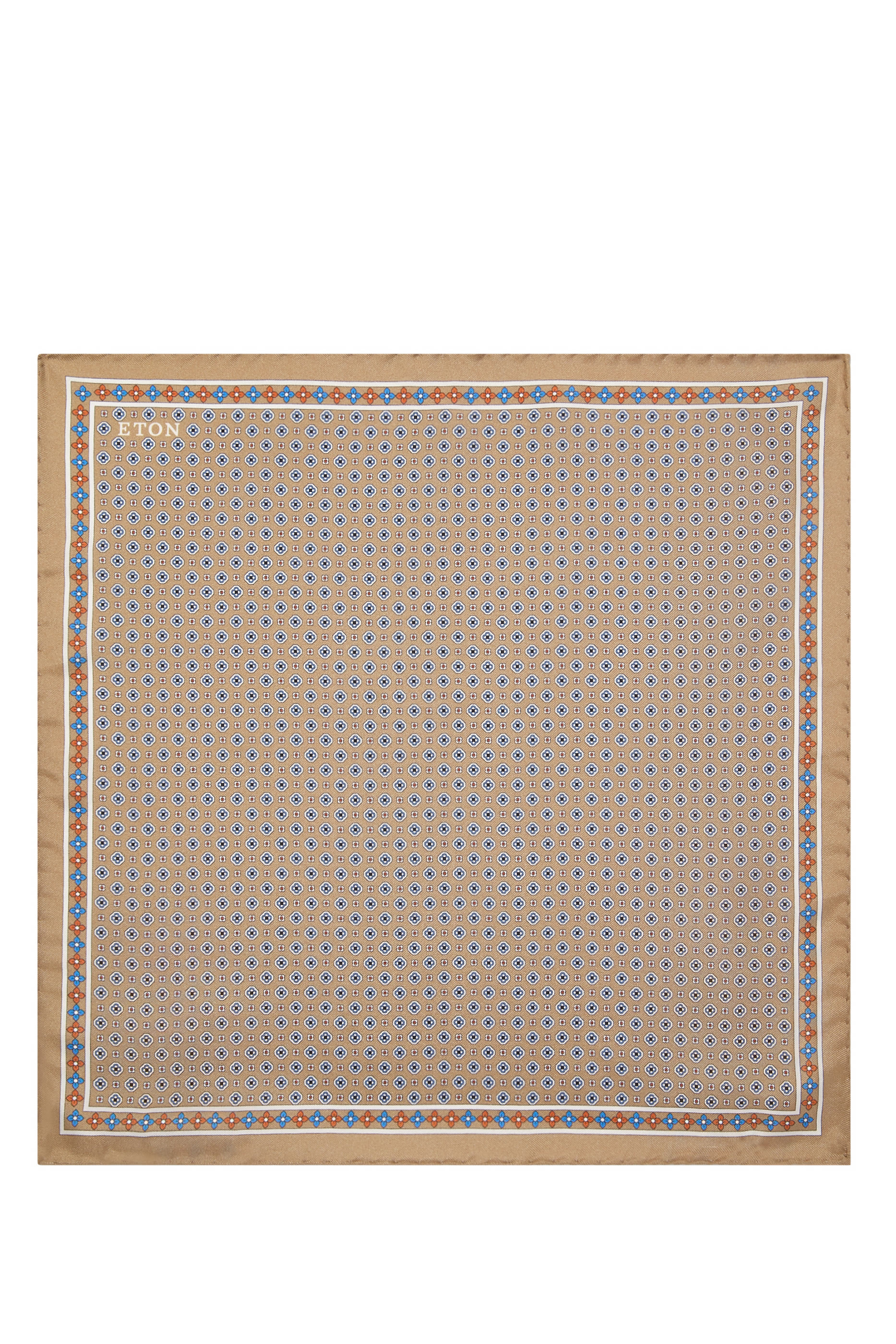 Floral Silk Twill Pocket Square