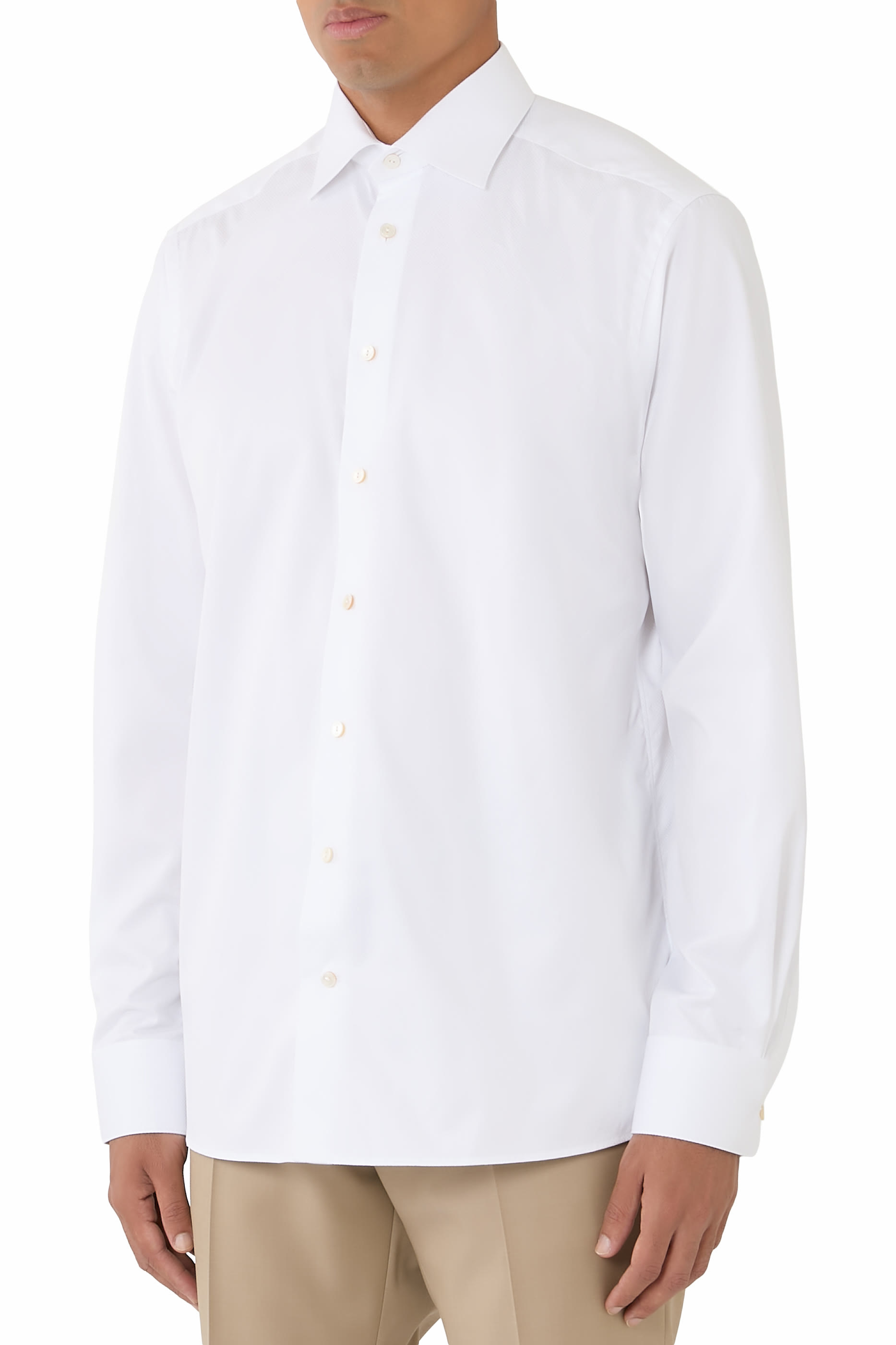 Semi Solid Supima 120 Shirt