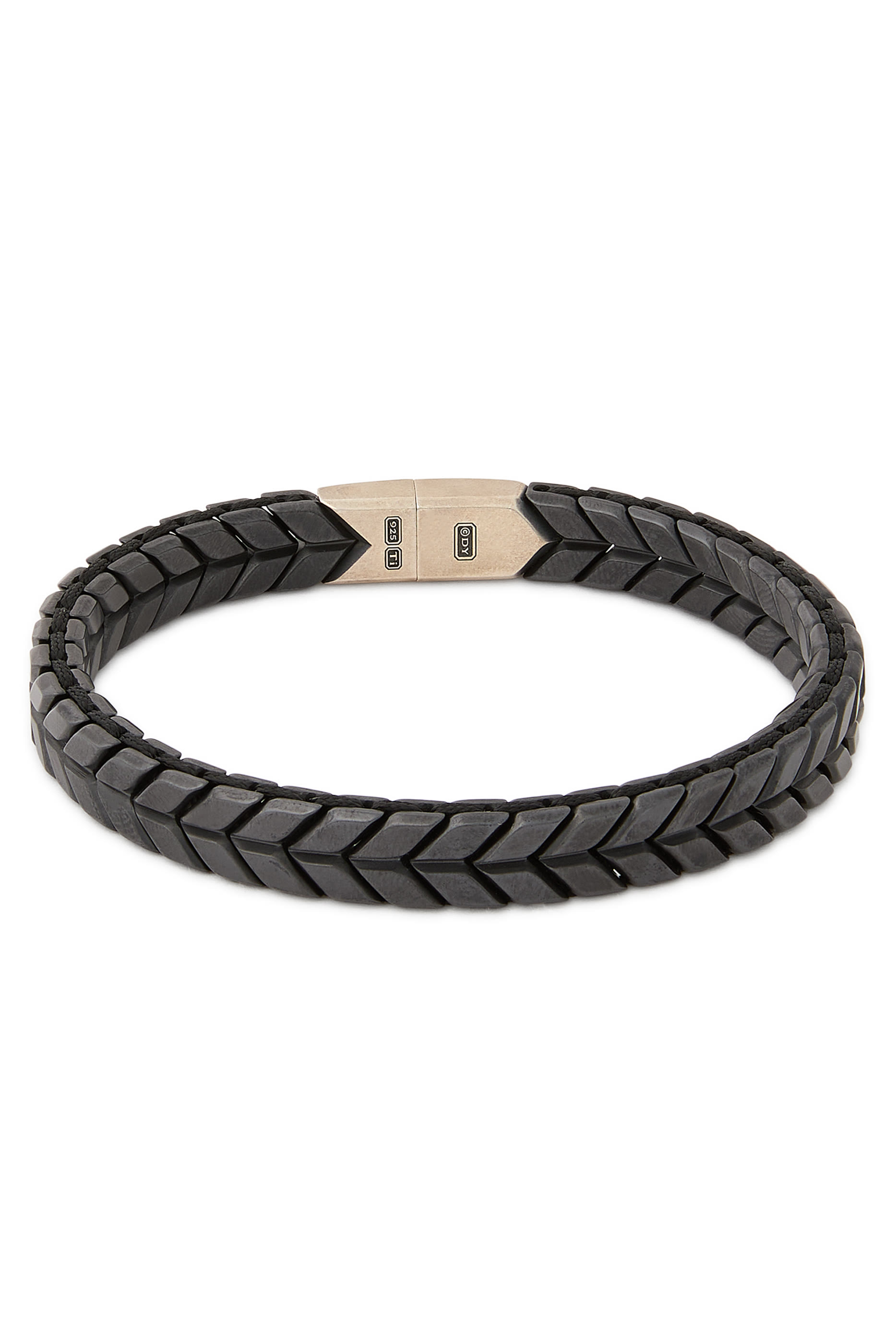 Chevron Bracelet, Titanium