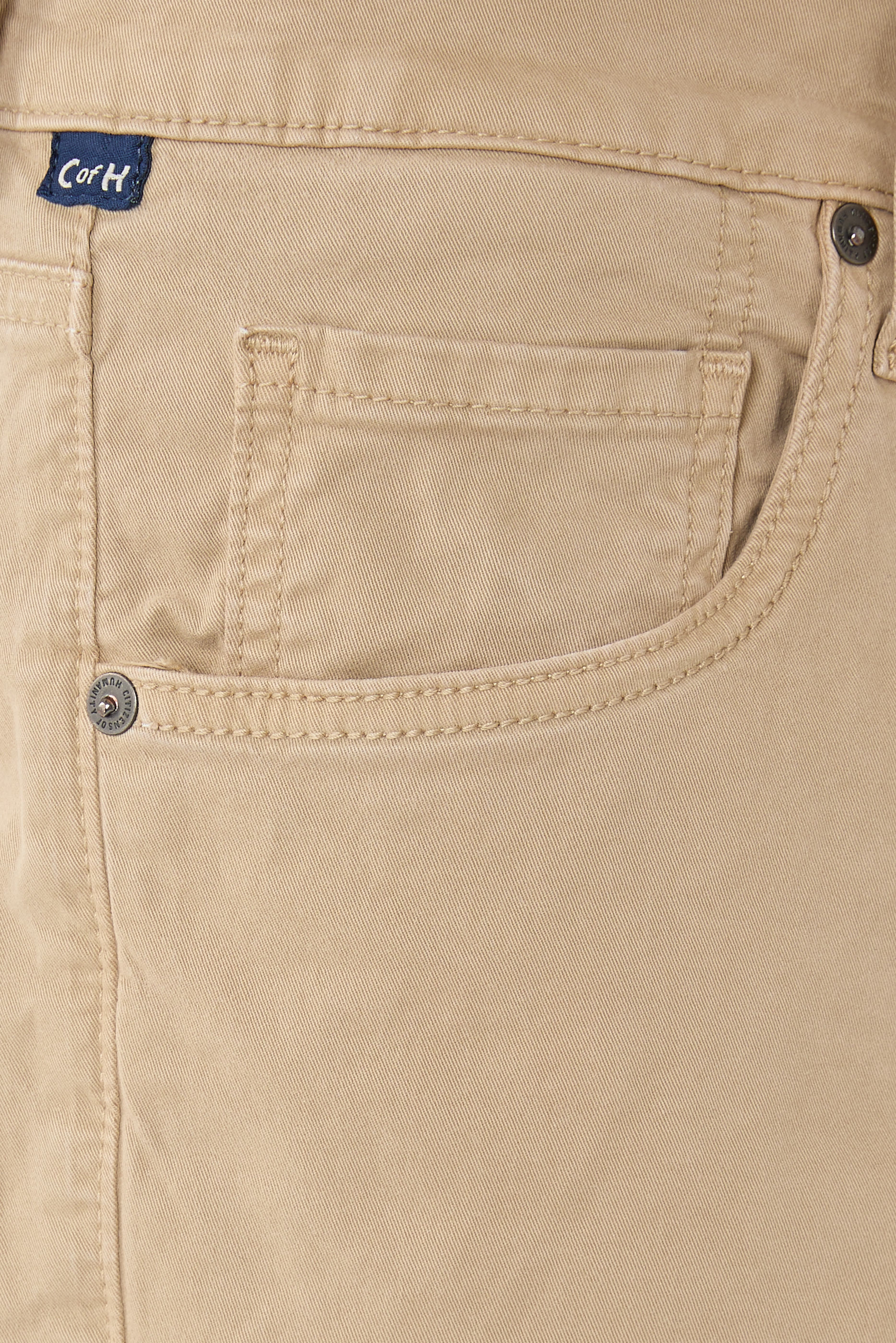 Gage Slim Straight Cashmere Touch Sateen Pants