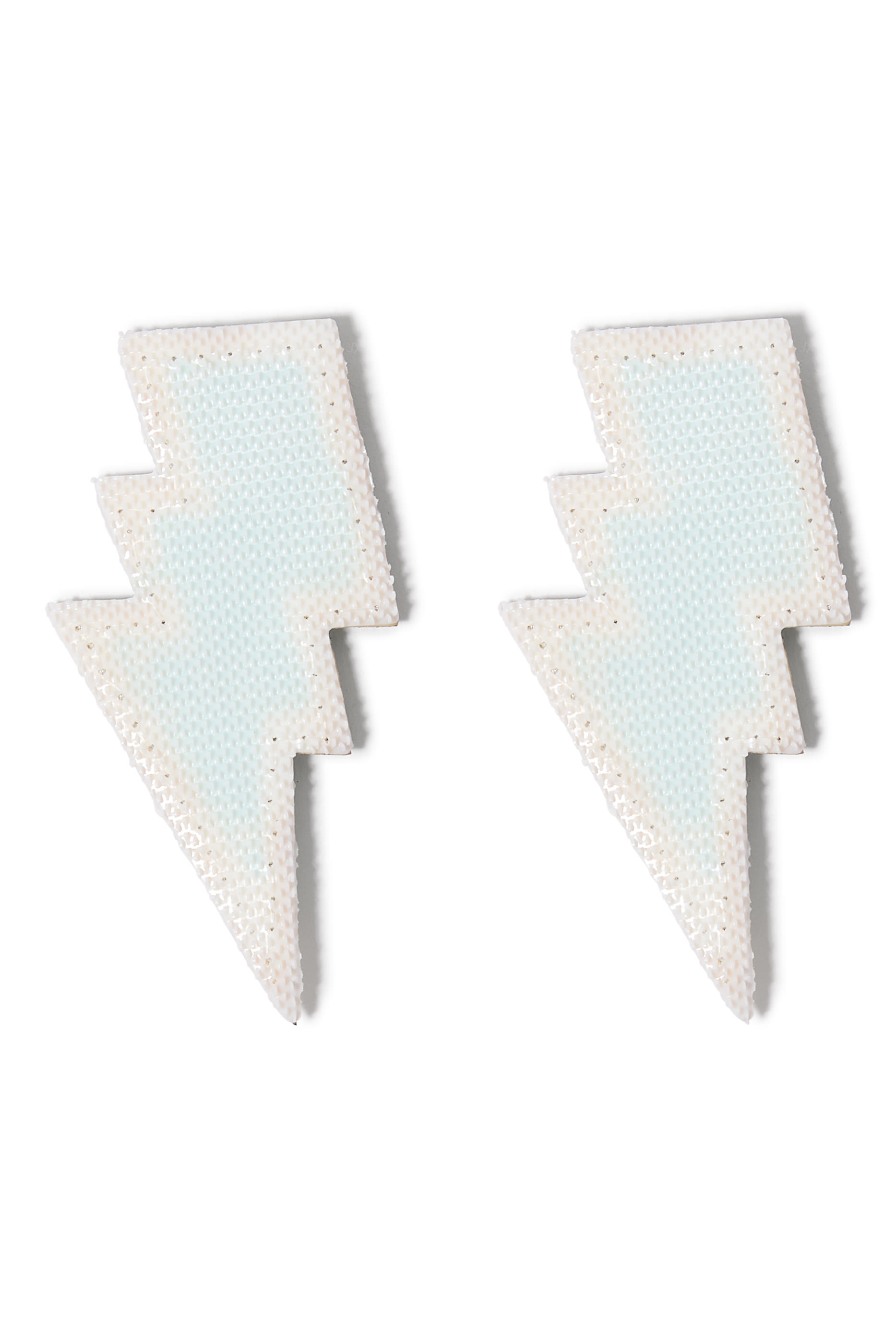 Kids Chenille Lightning Bolt Patches Set