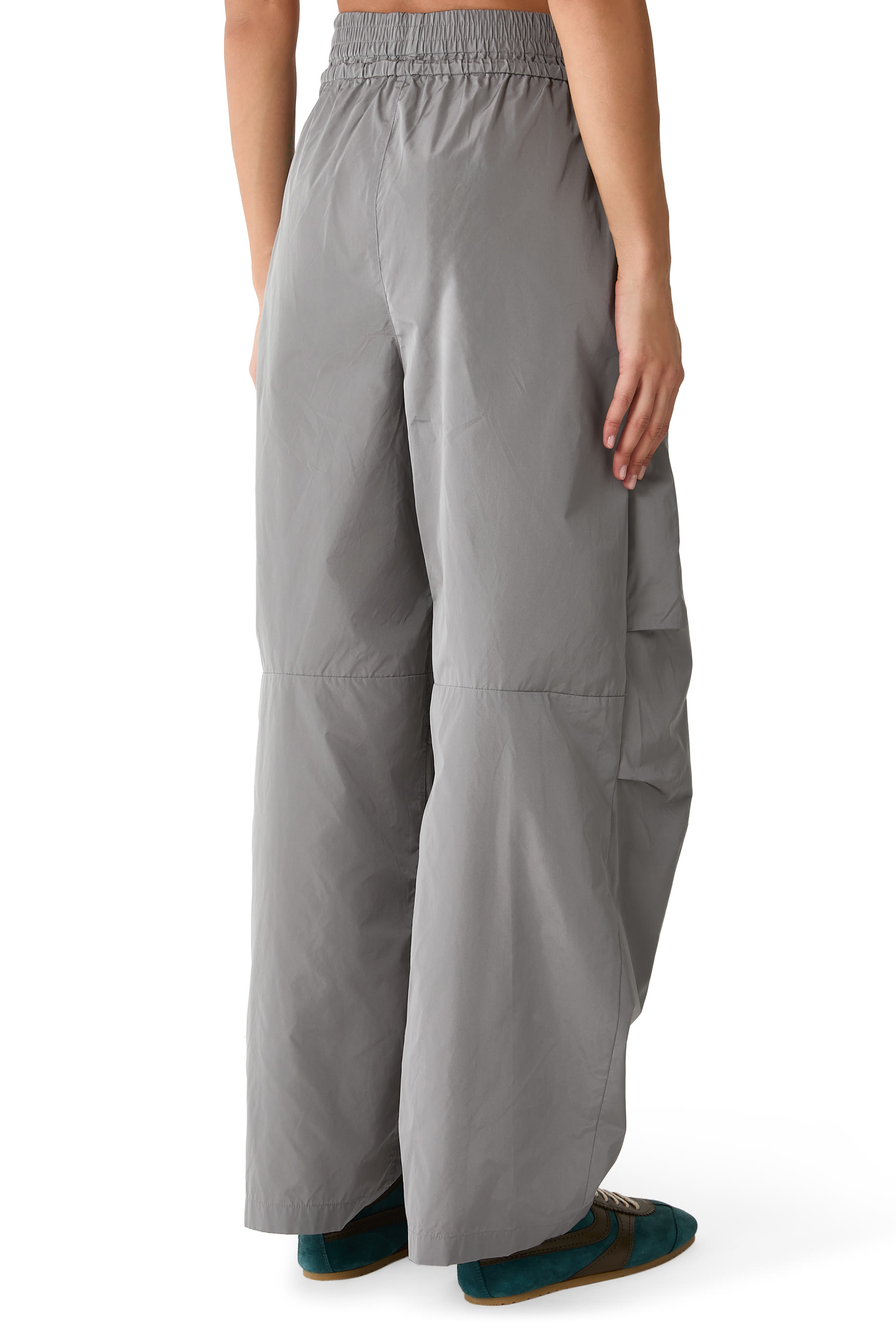Boxer Waist Mid-Rise Track Pant