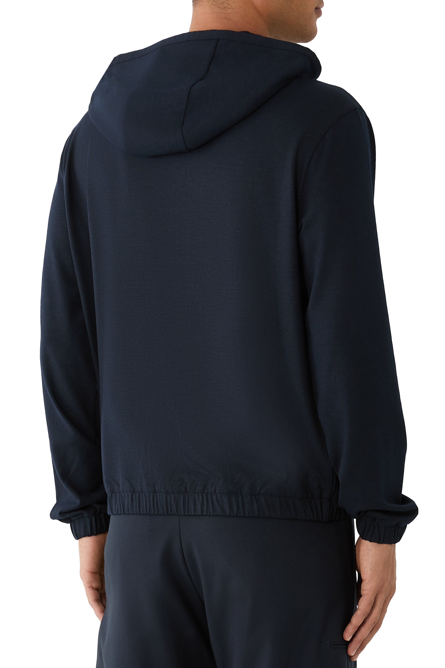 Logo Zip-Up Cardigan
