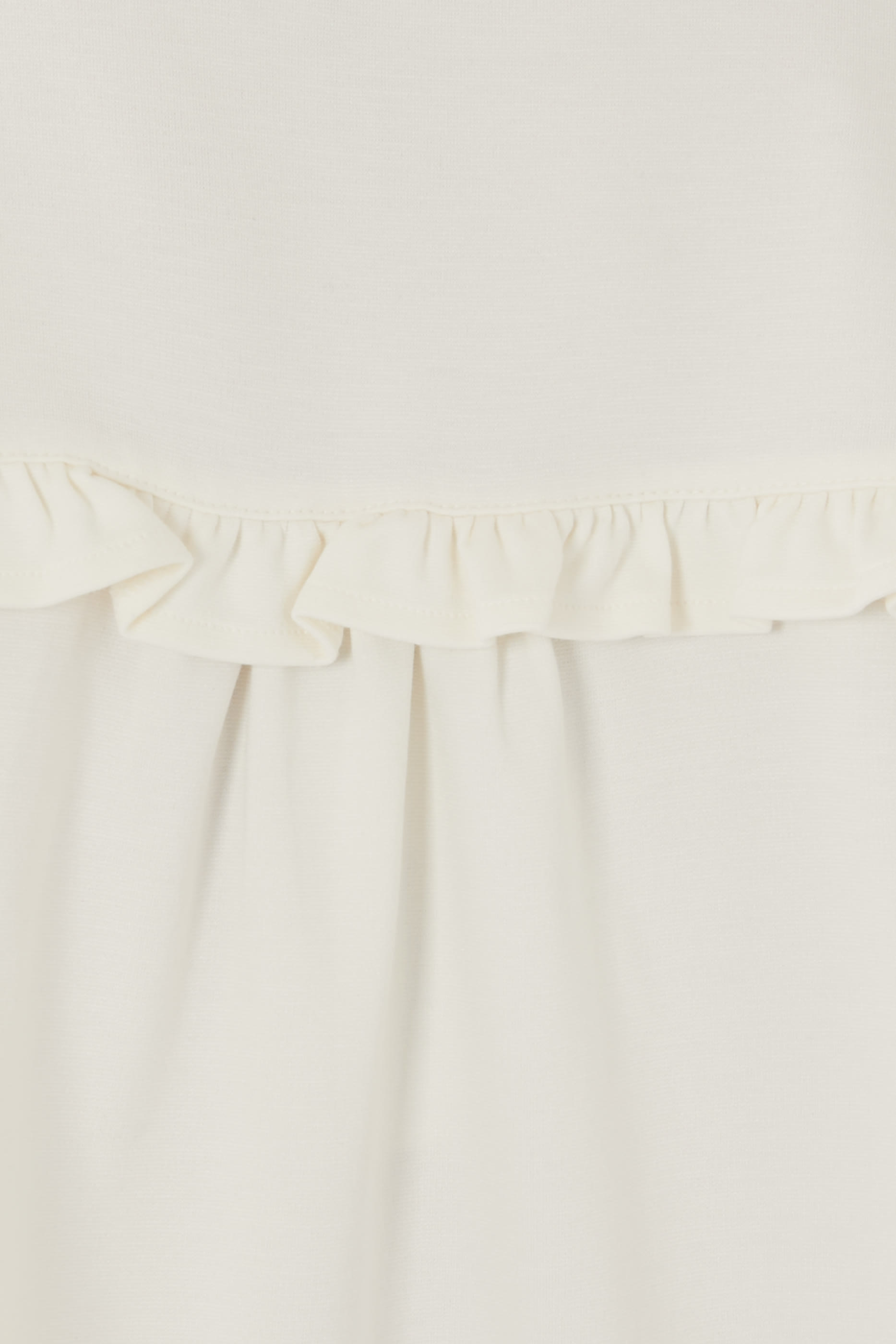 Ruffle Seam Relaxed-Fit T-Shirt