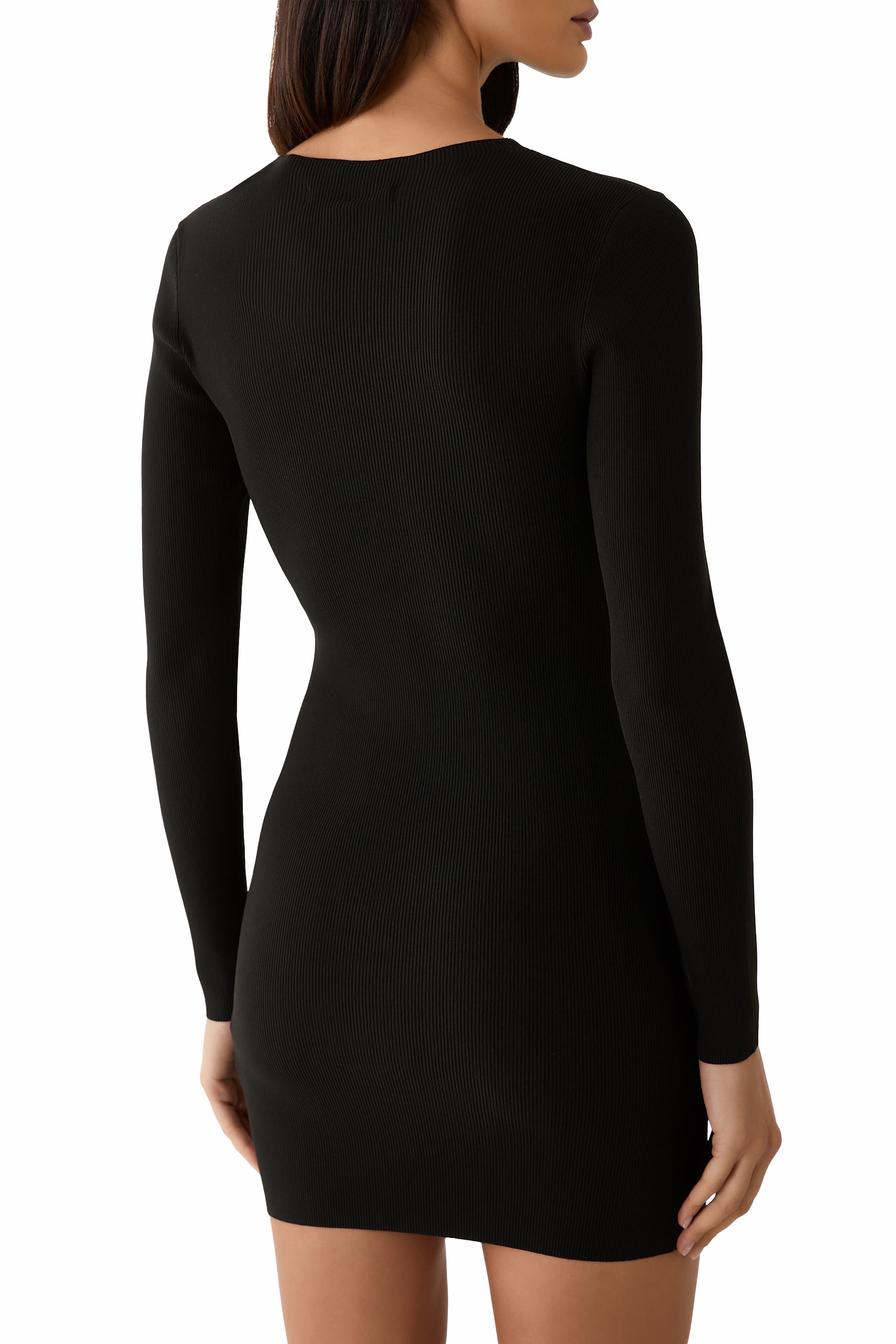 Textured Logo Dress