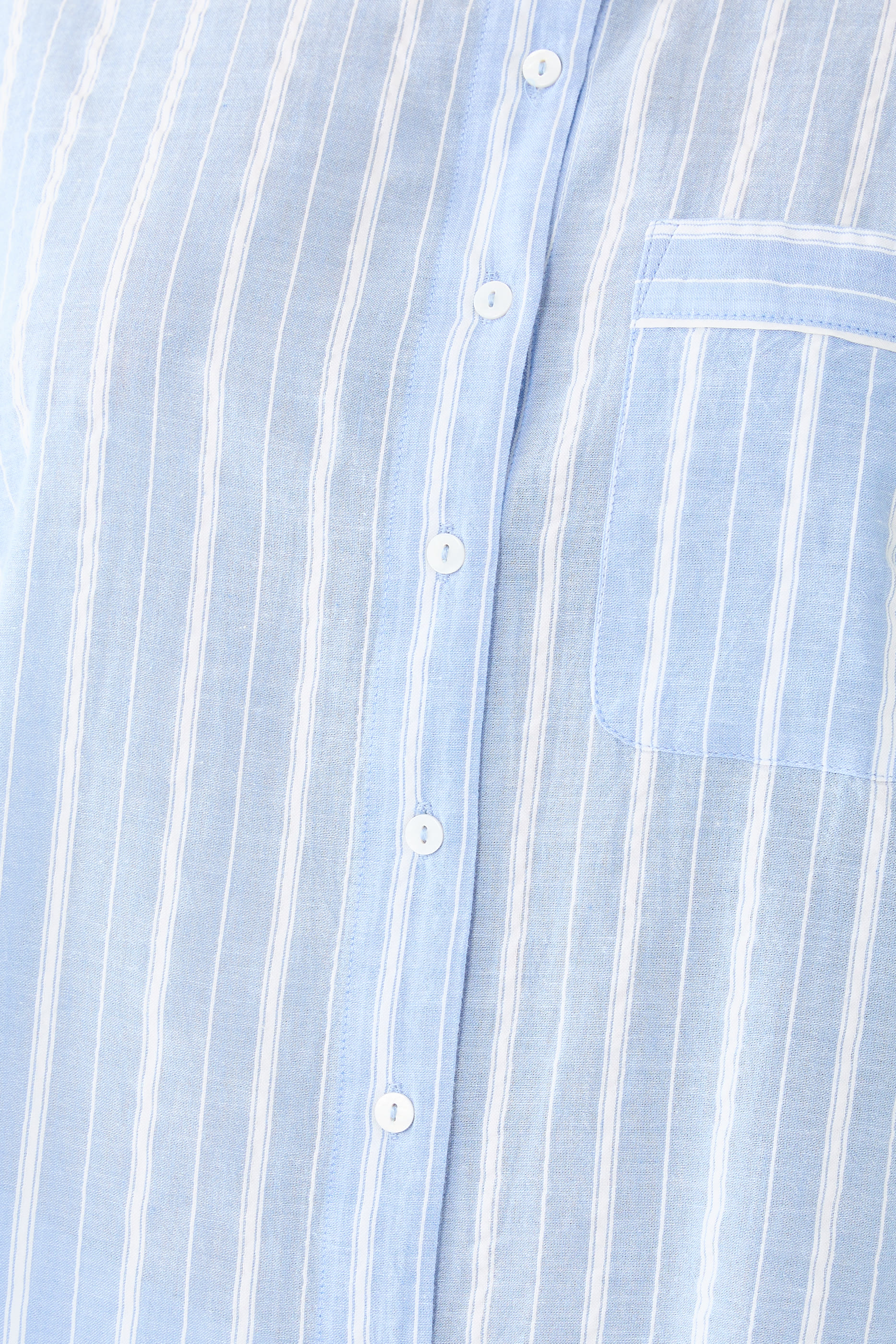 Organic Cotton Seersucker Relaxed Stripe Pajama Set 