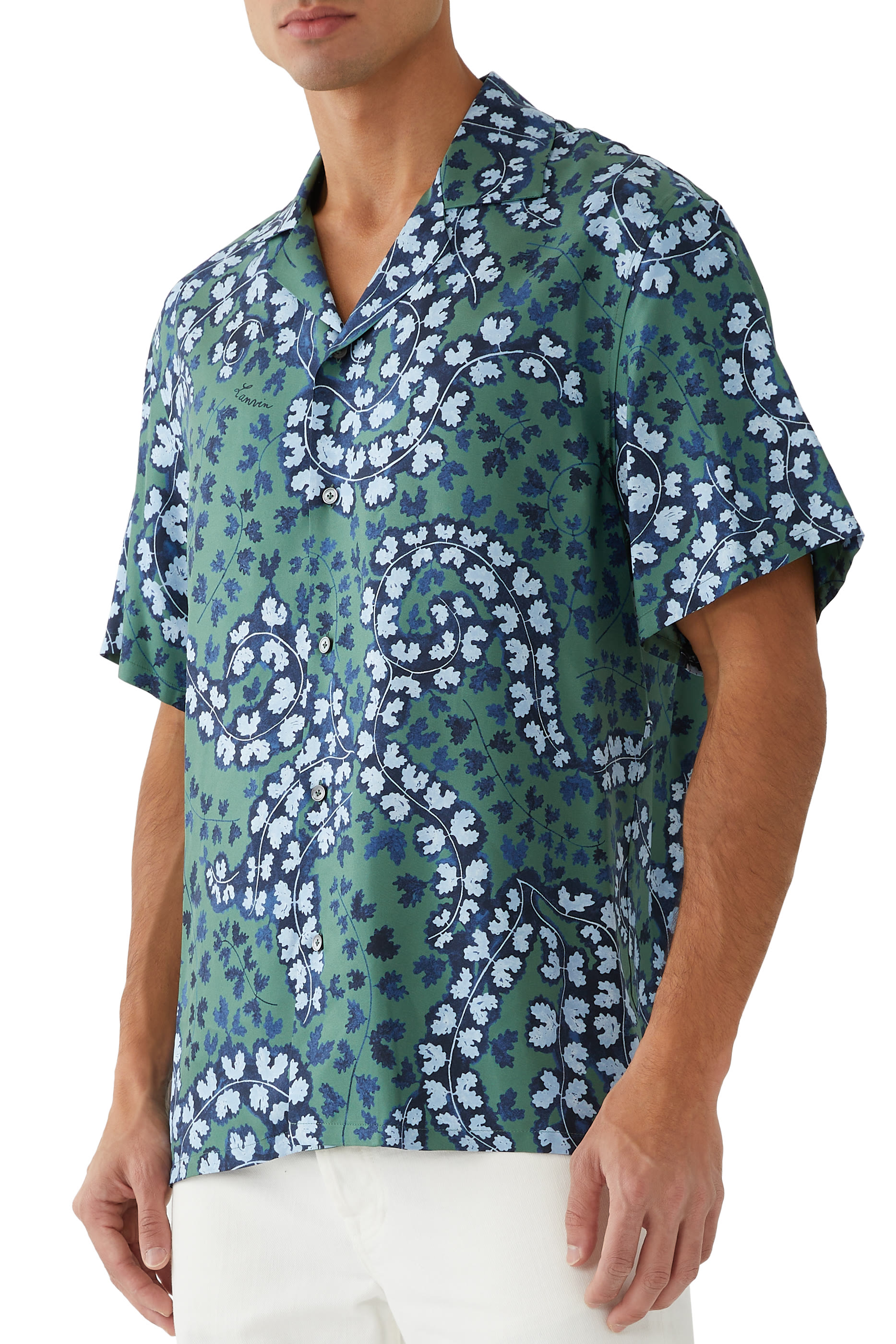  Rateau Print Bowling Shirt