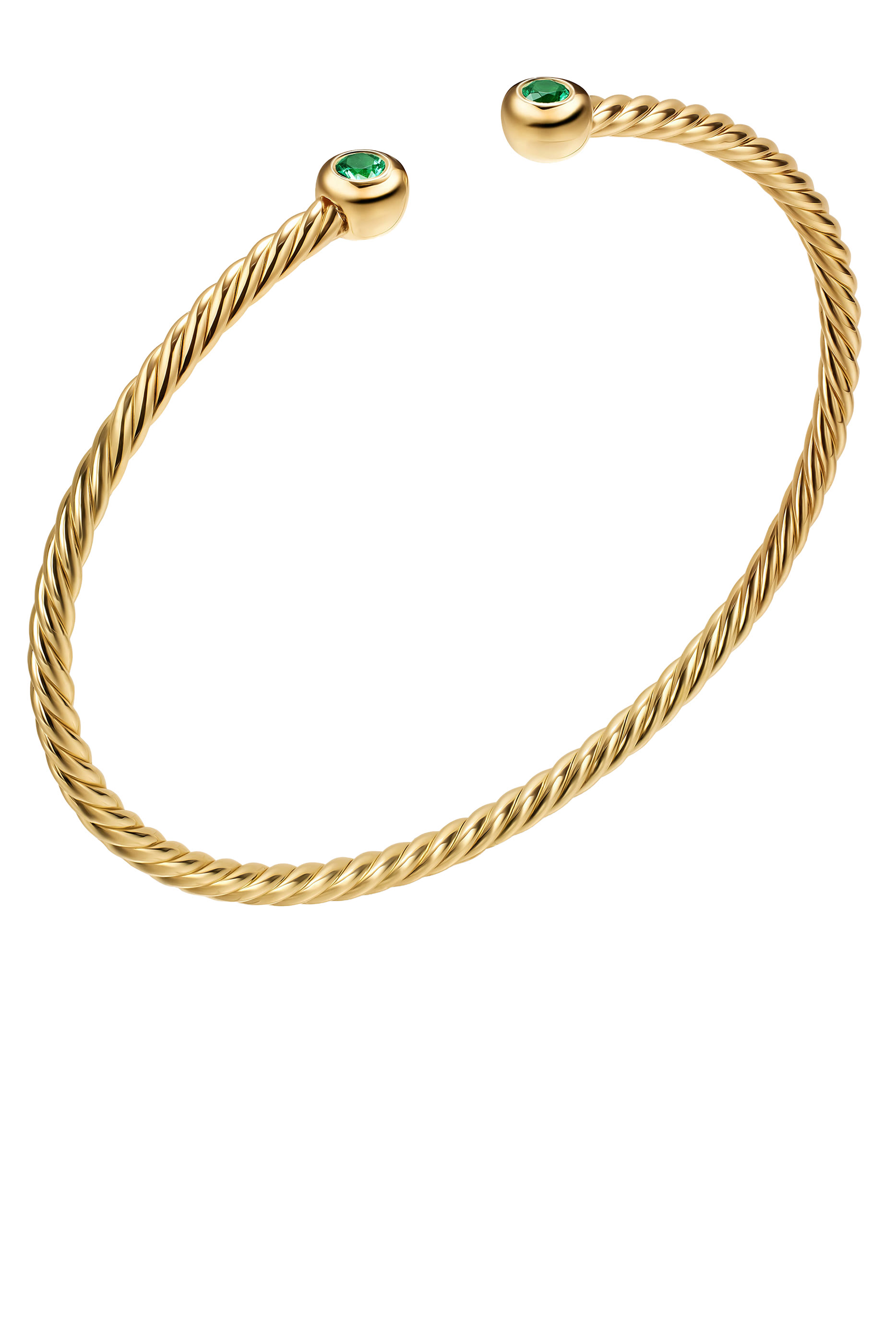  Micro Cablespira® Flex Bracelet, 18K Yellow Gold
