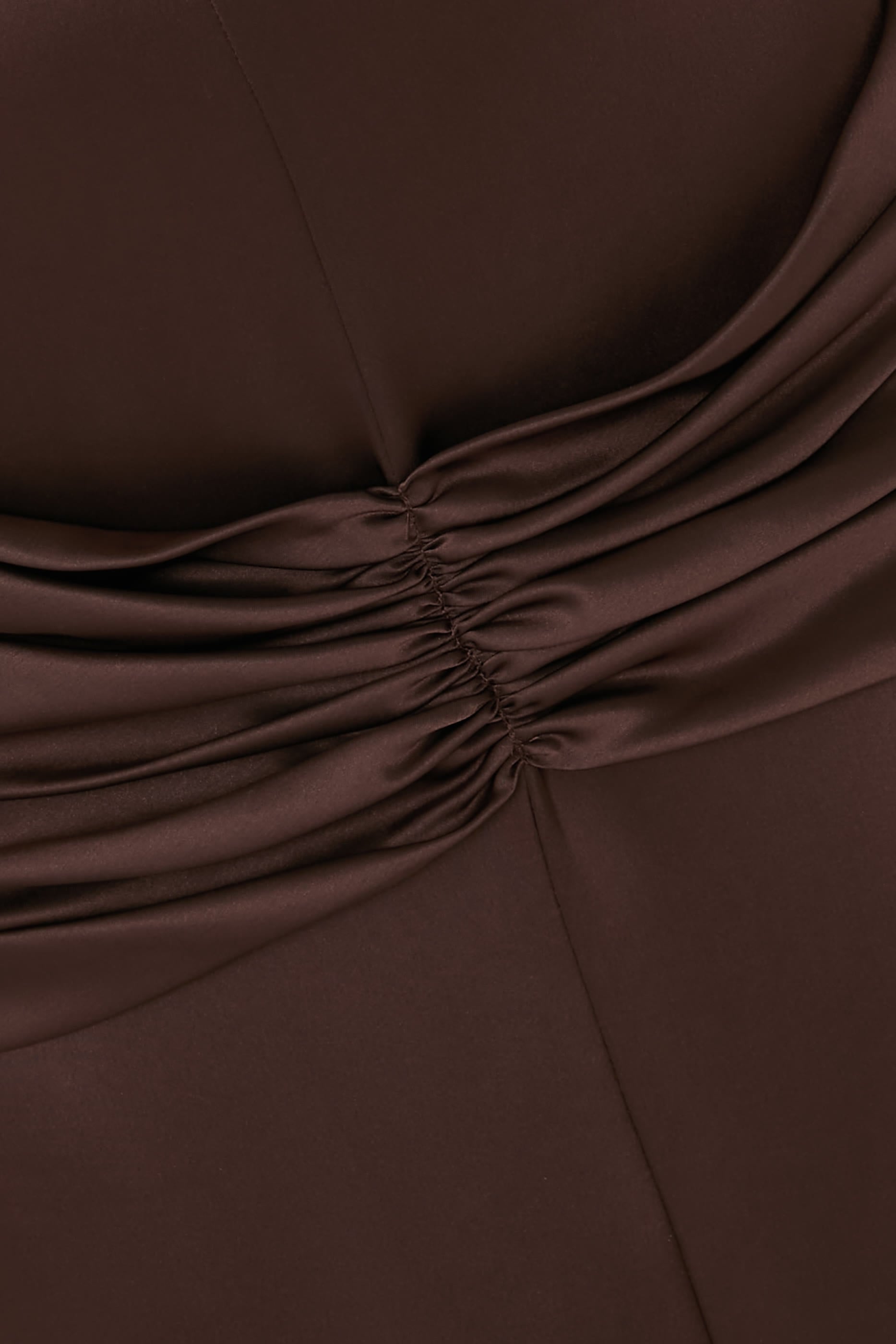 Myra Maxi Dress in Double Satin