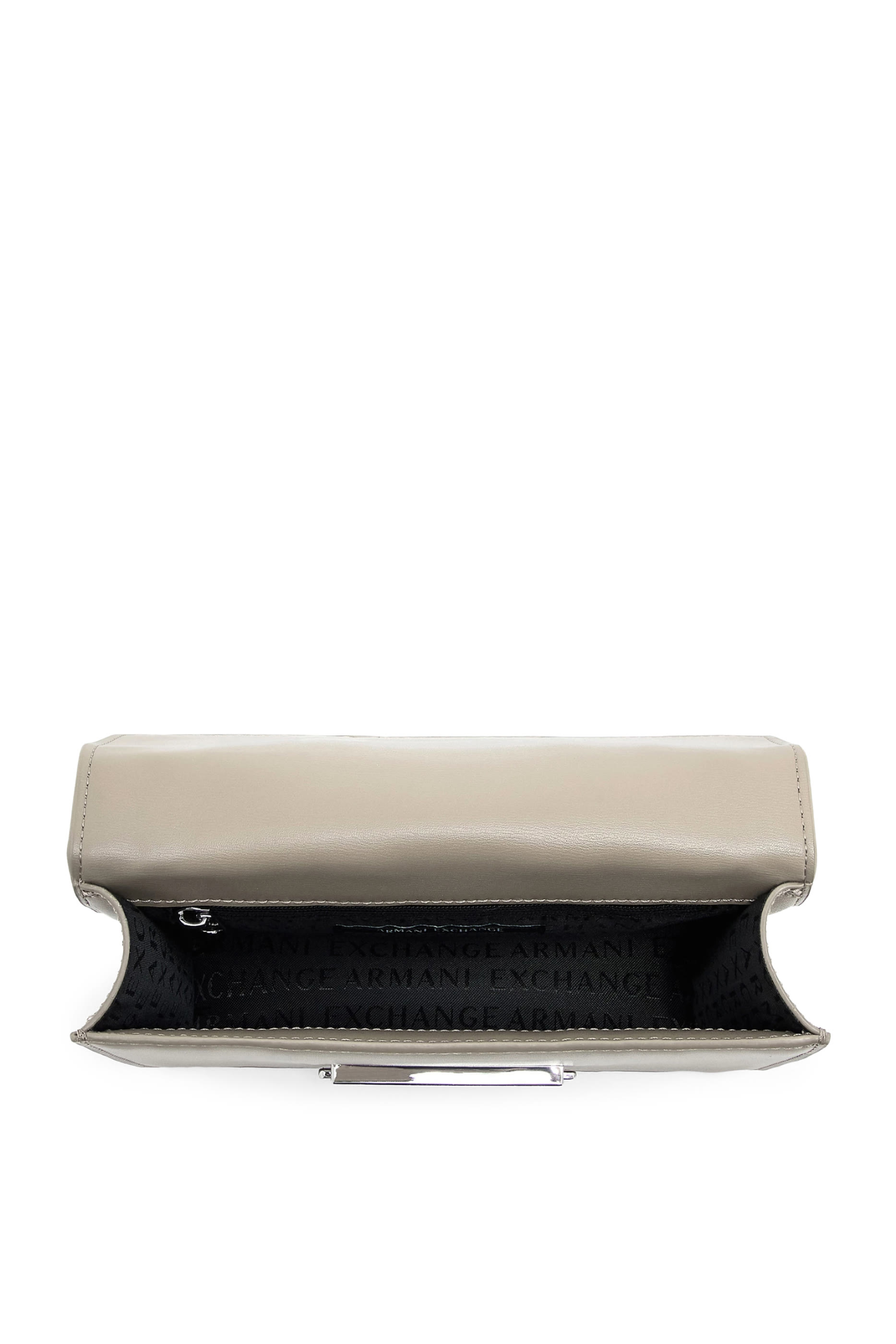 Metal Logo Shoulder Bag