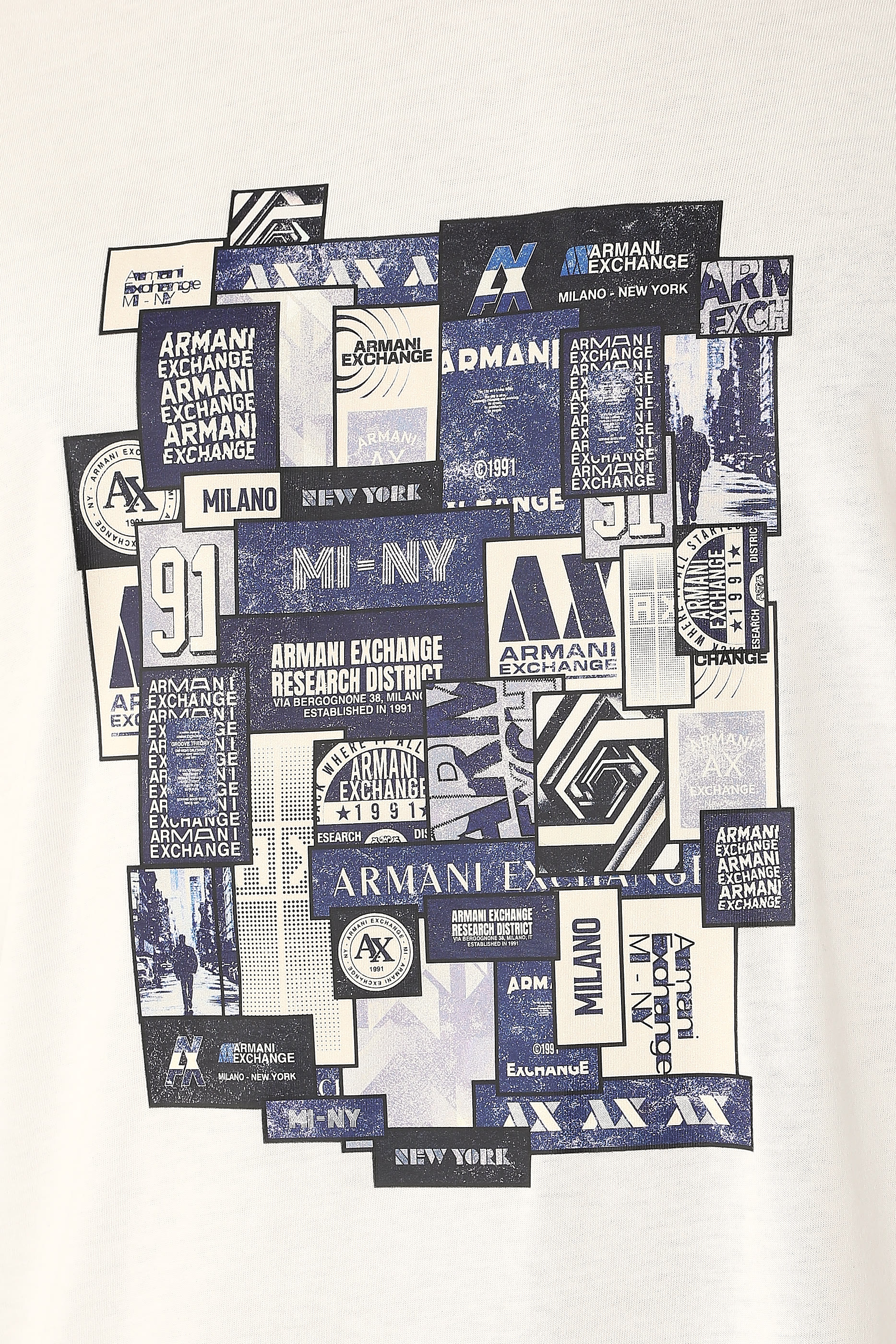 AX Logo Print T-Shirt