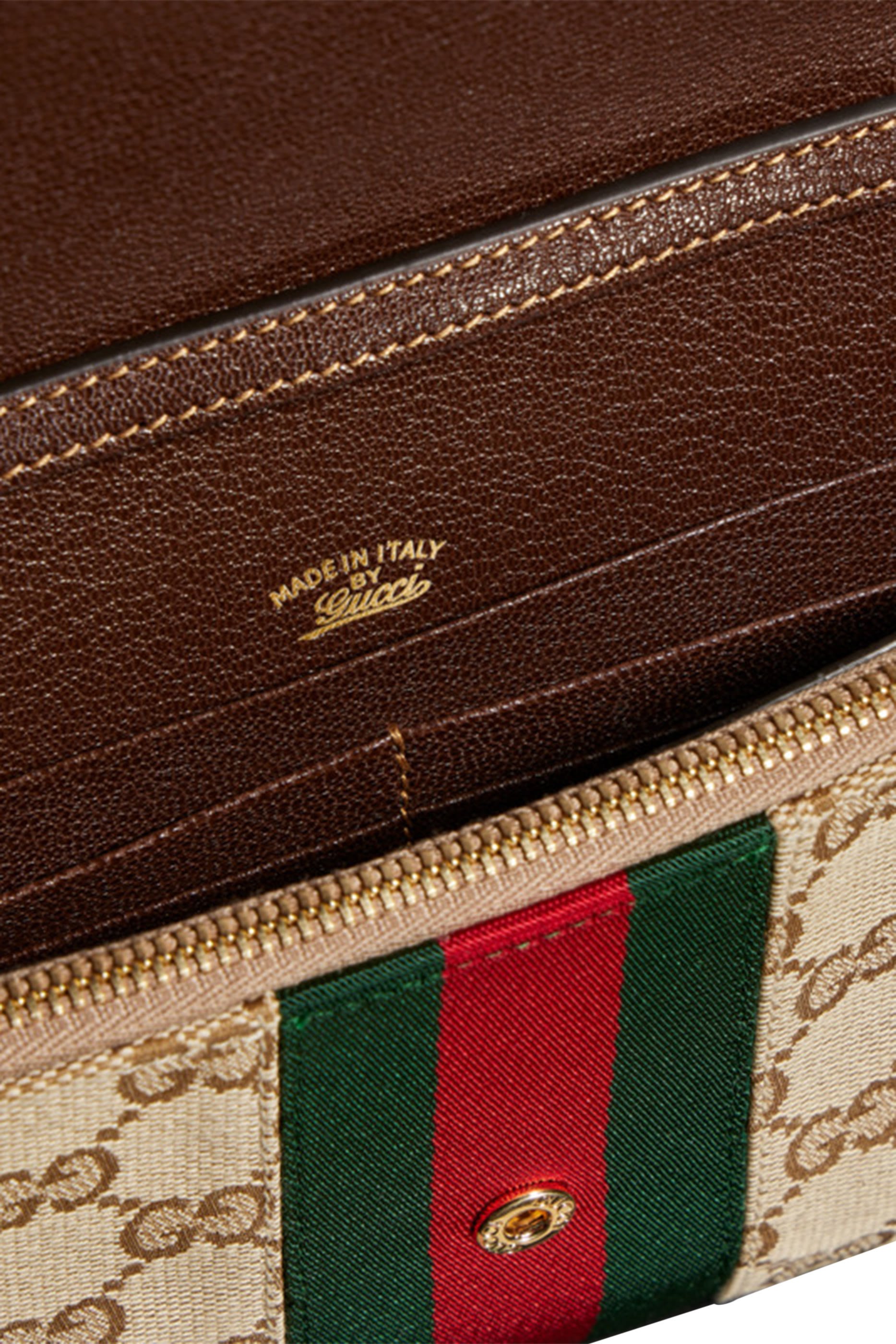  Horsebit Web Wallet with Strap