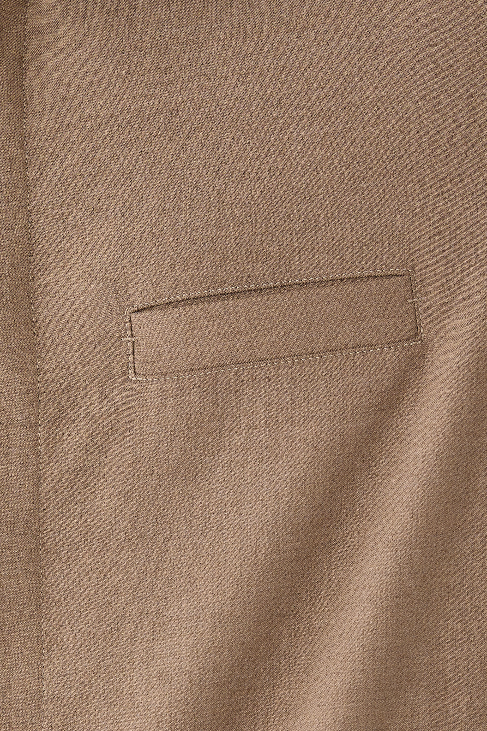 Wool Gabardine Shirt