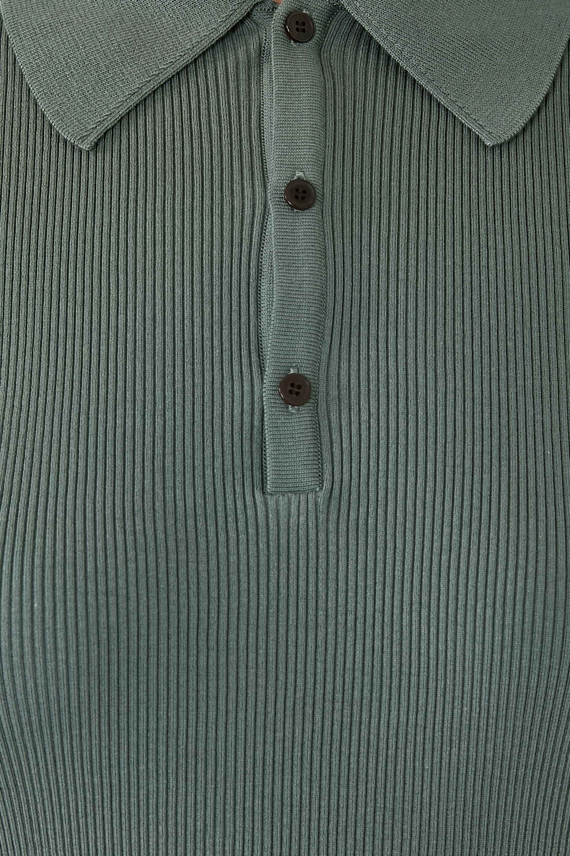 Cotton High Gauge Rib Knit Polo