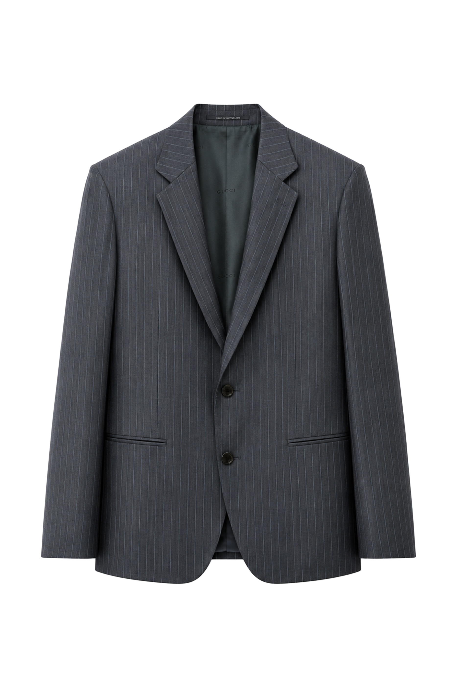 Pinstripe Wool Jacket