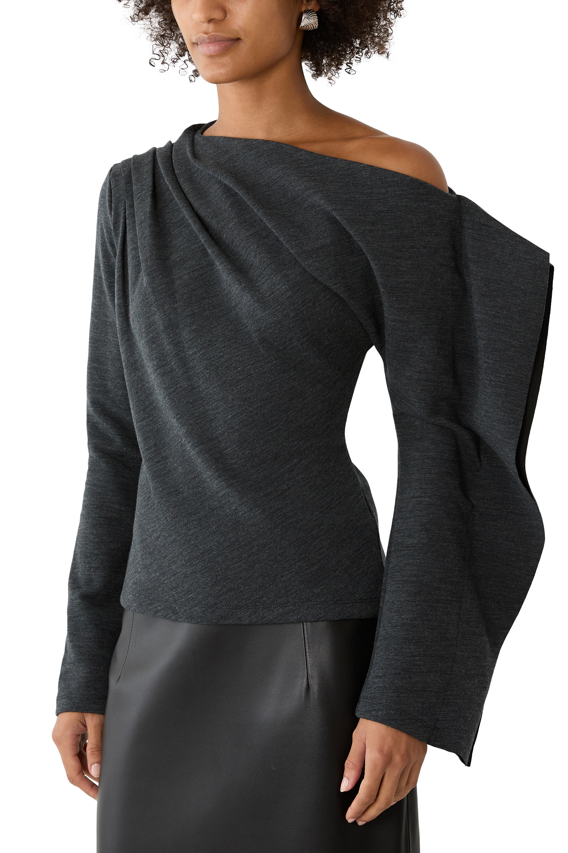 Asymmetric Drape Top 