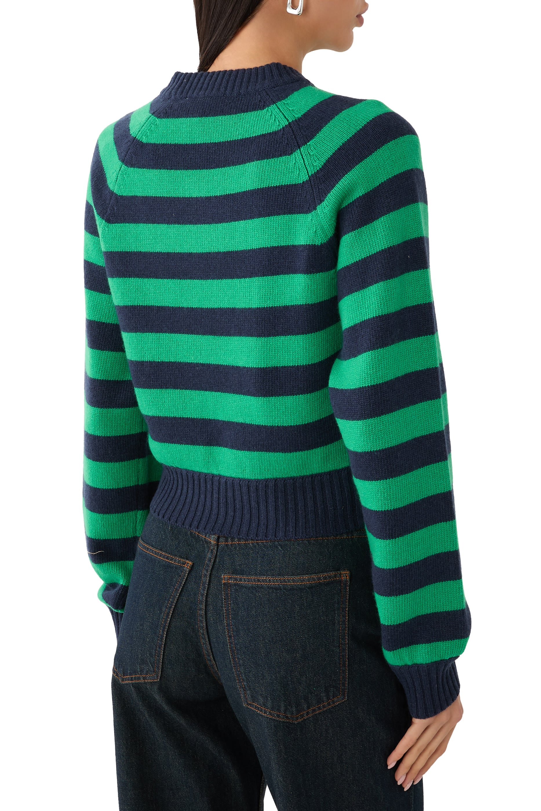 Julietta Striped Knitted Sweater 