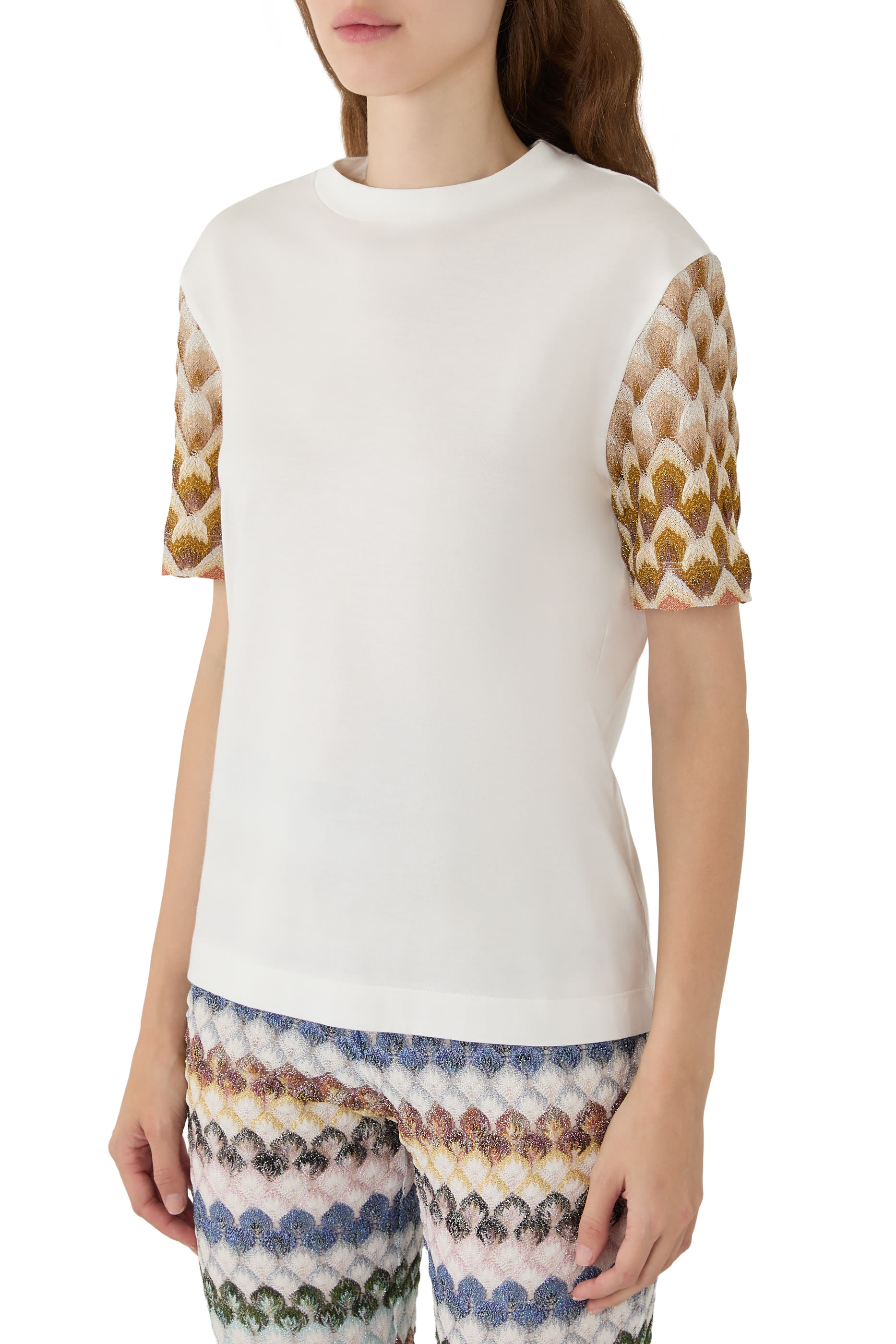  Jersey Rashel Sleeve T-Shirt 