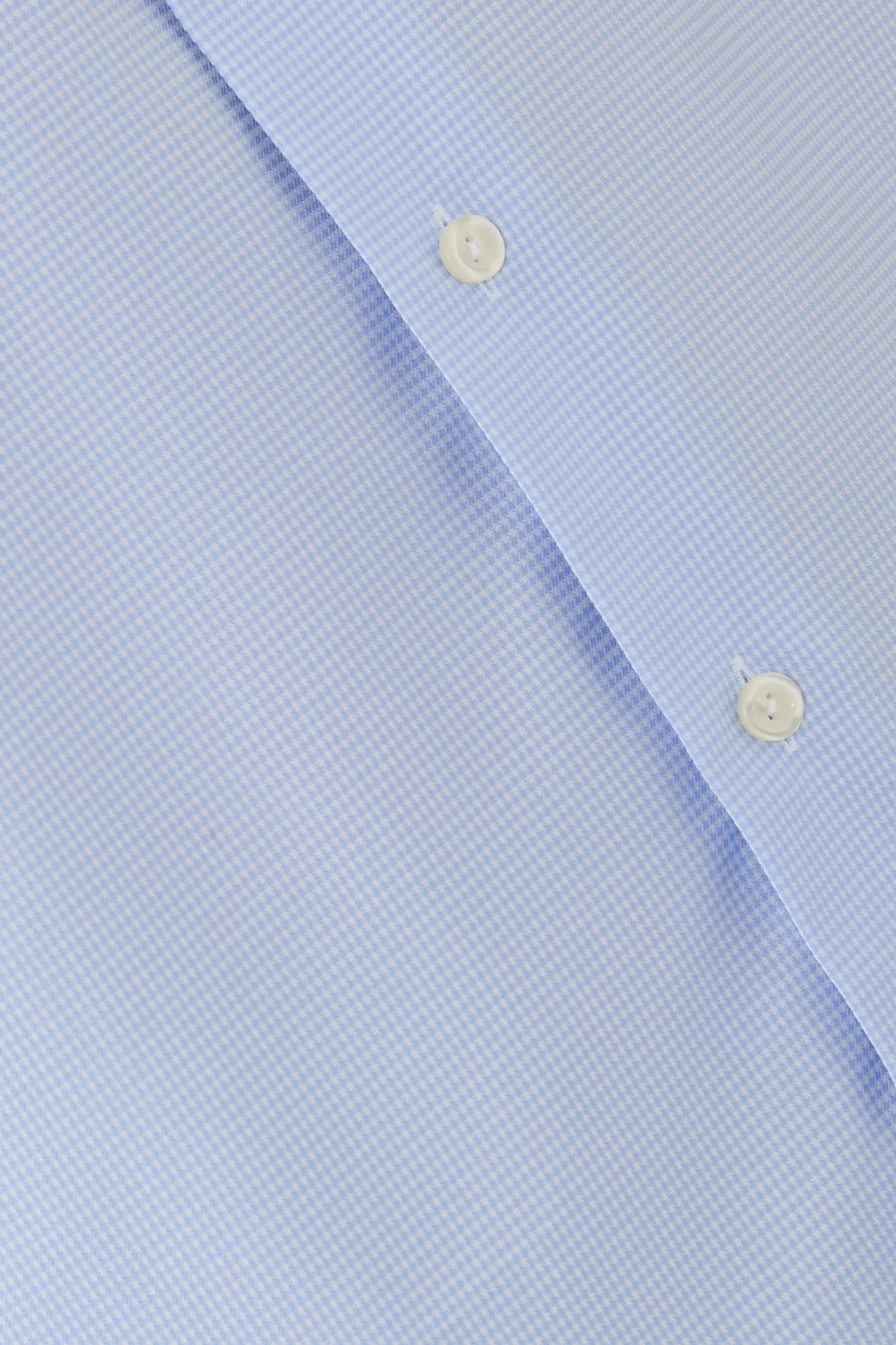 Houndstooth Print Signature Twill Shirt