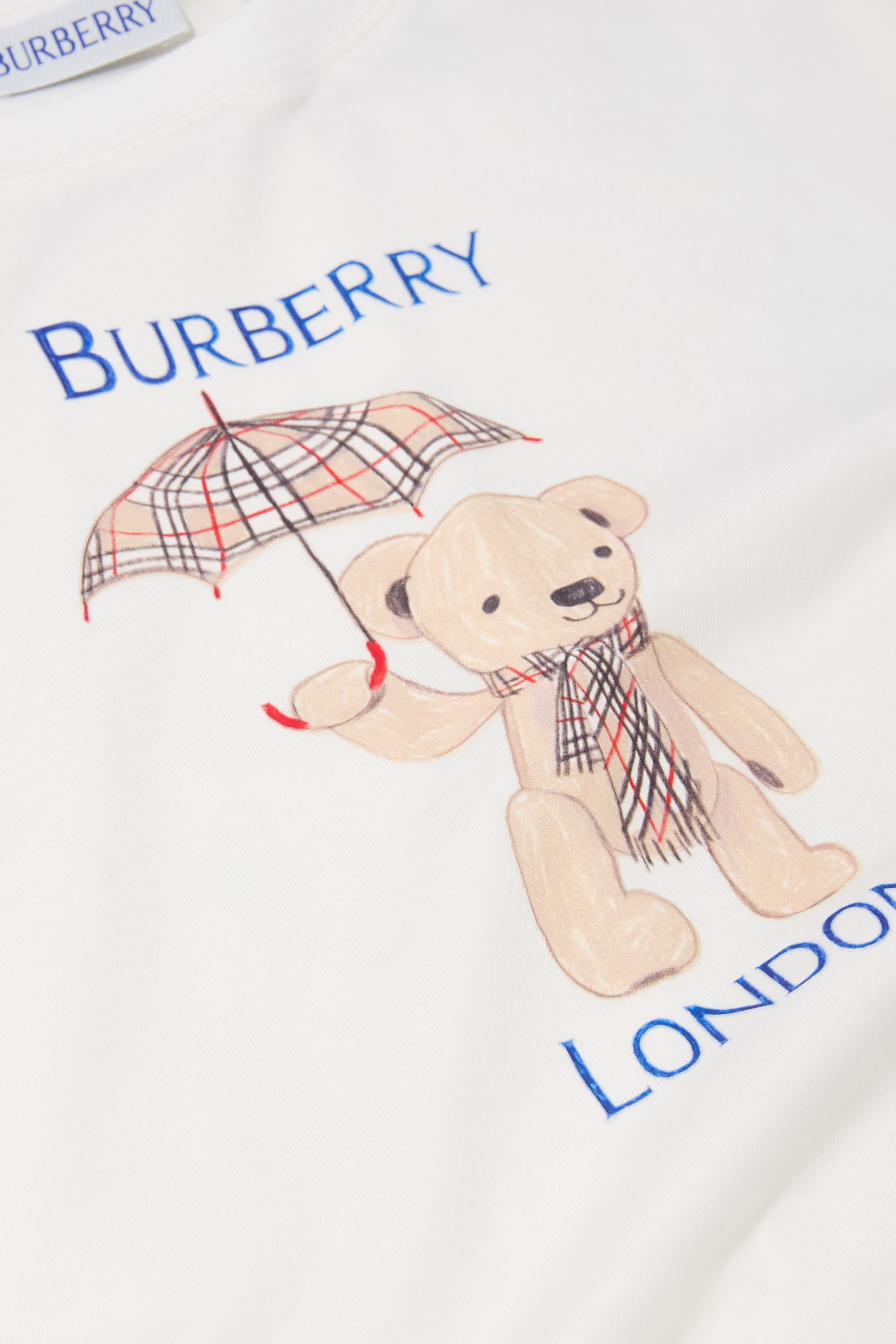 تيشيرتى بطبعة دب ولندن قطن للأطفال