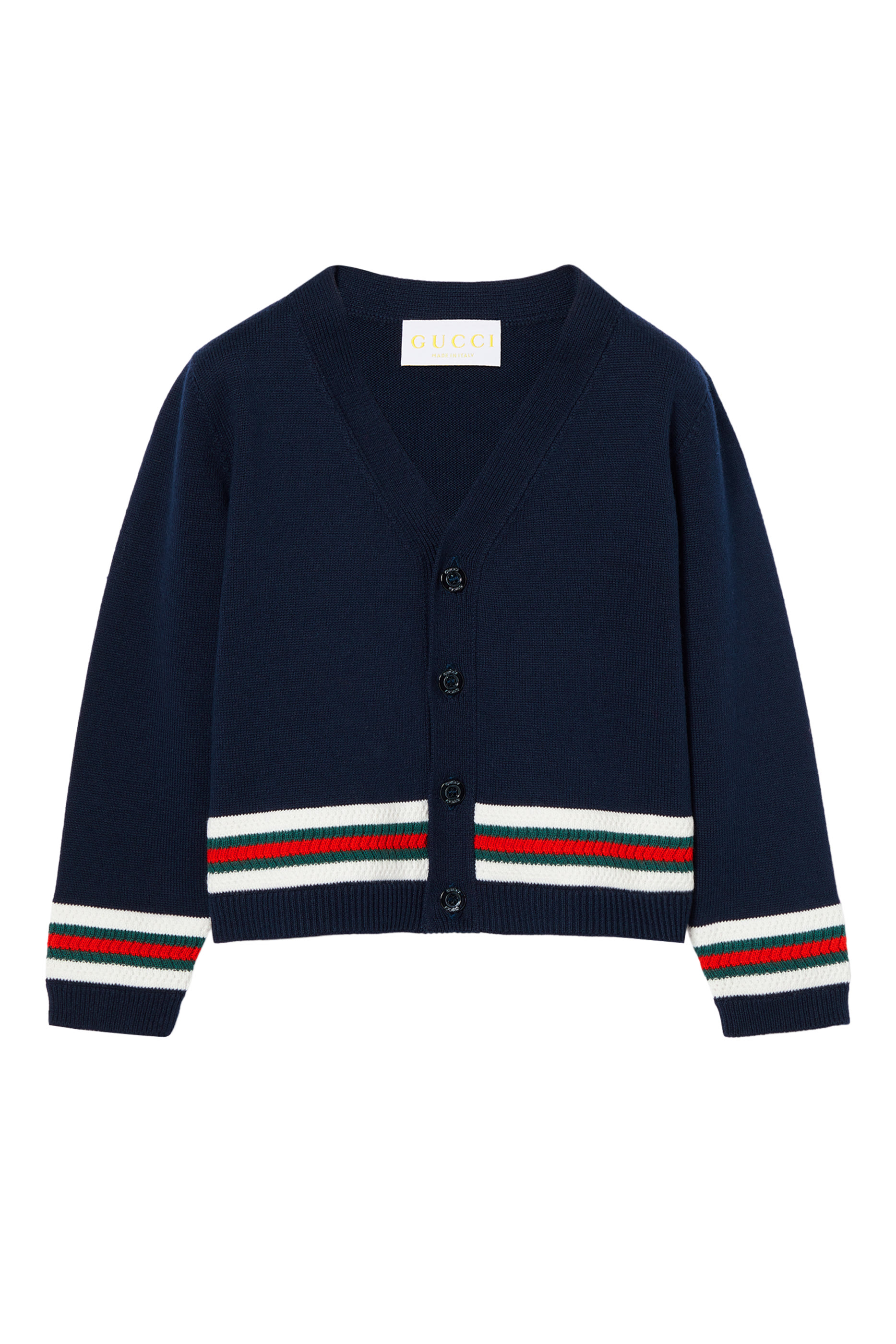 Kids Web Detail Cardigan