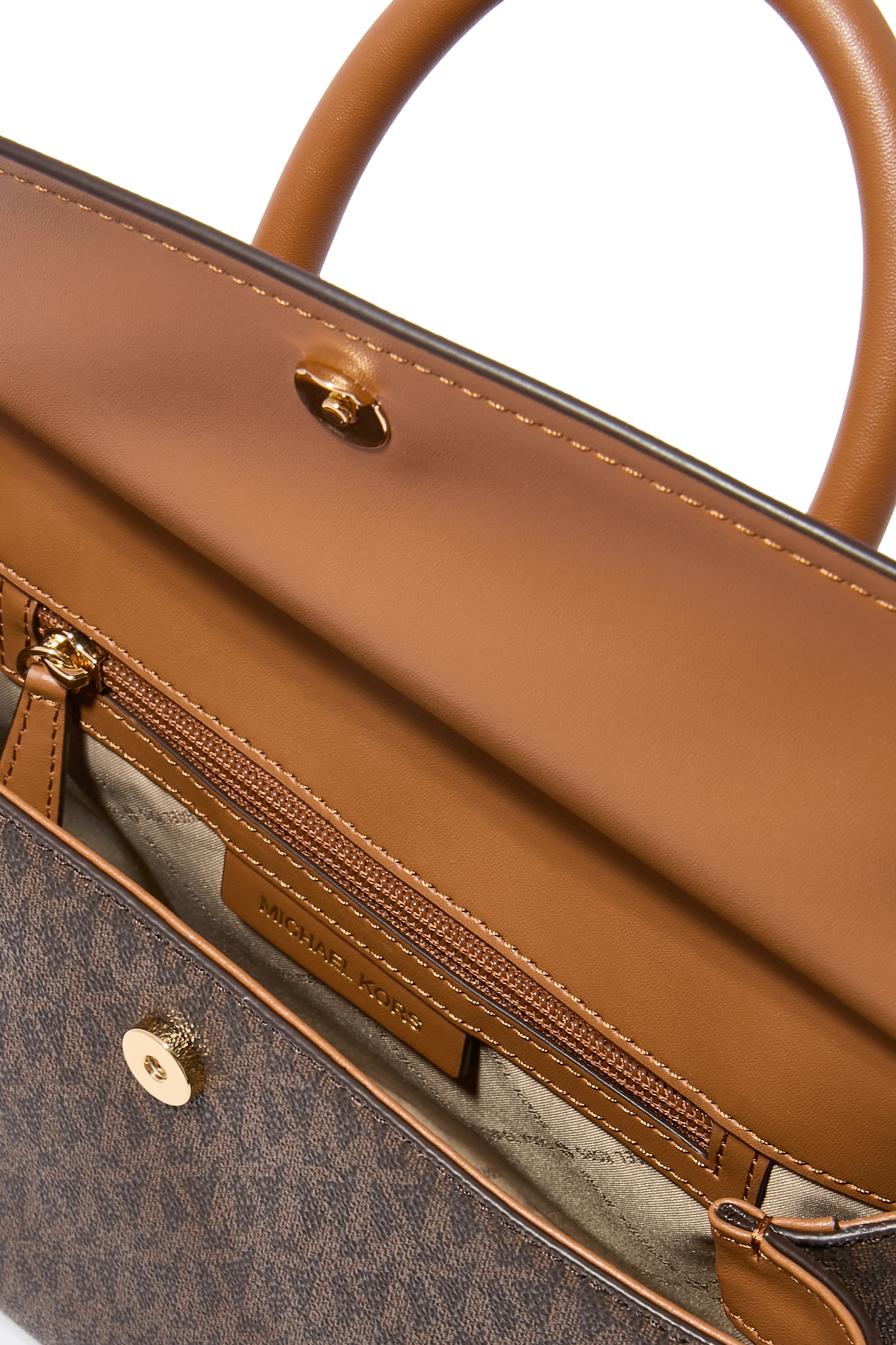  Small Satchel in Logo Canvas 