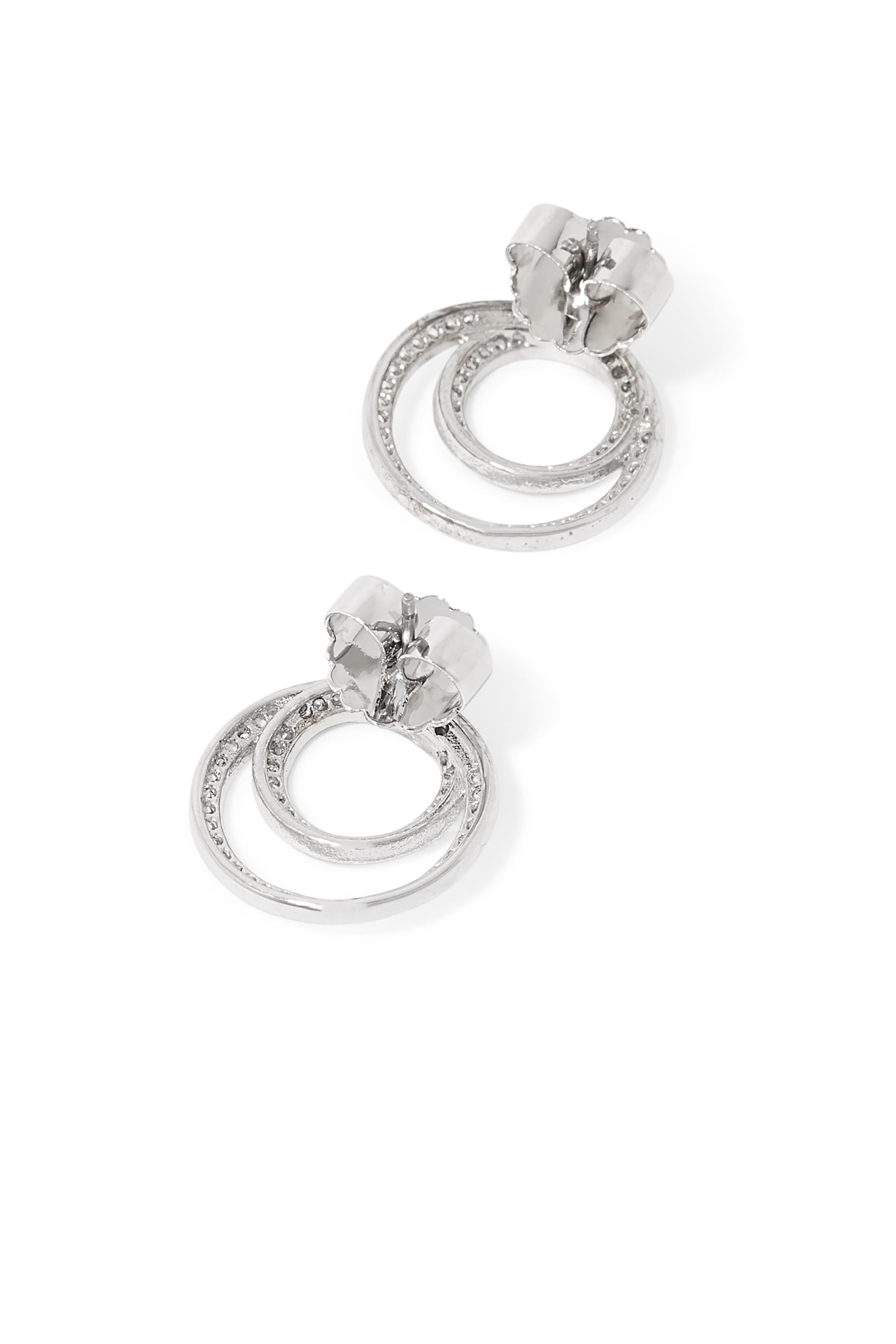 Coiled Infinity Earrings