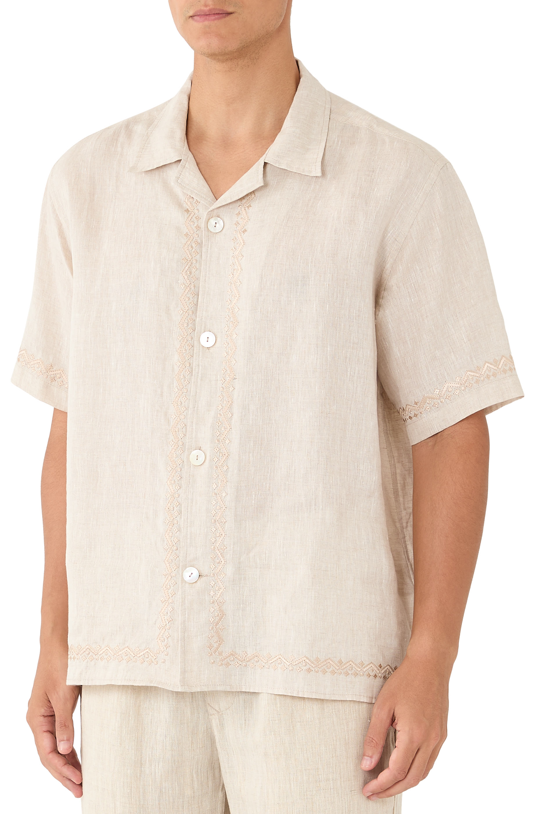 Sun Embroidered Shirt