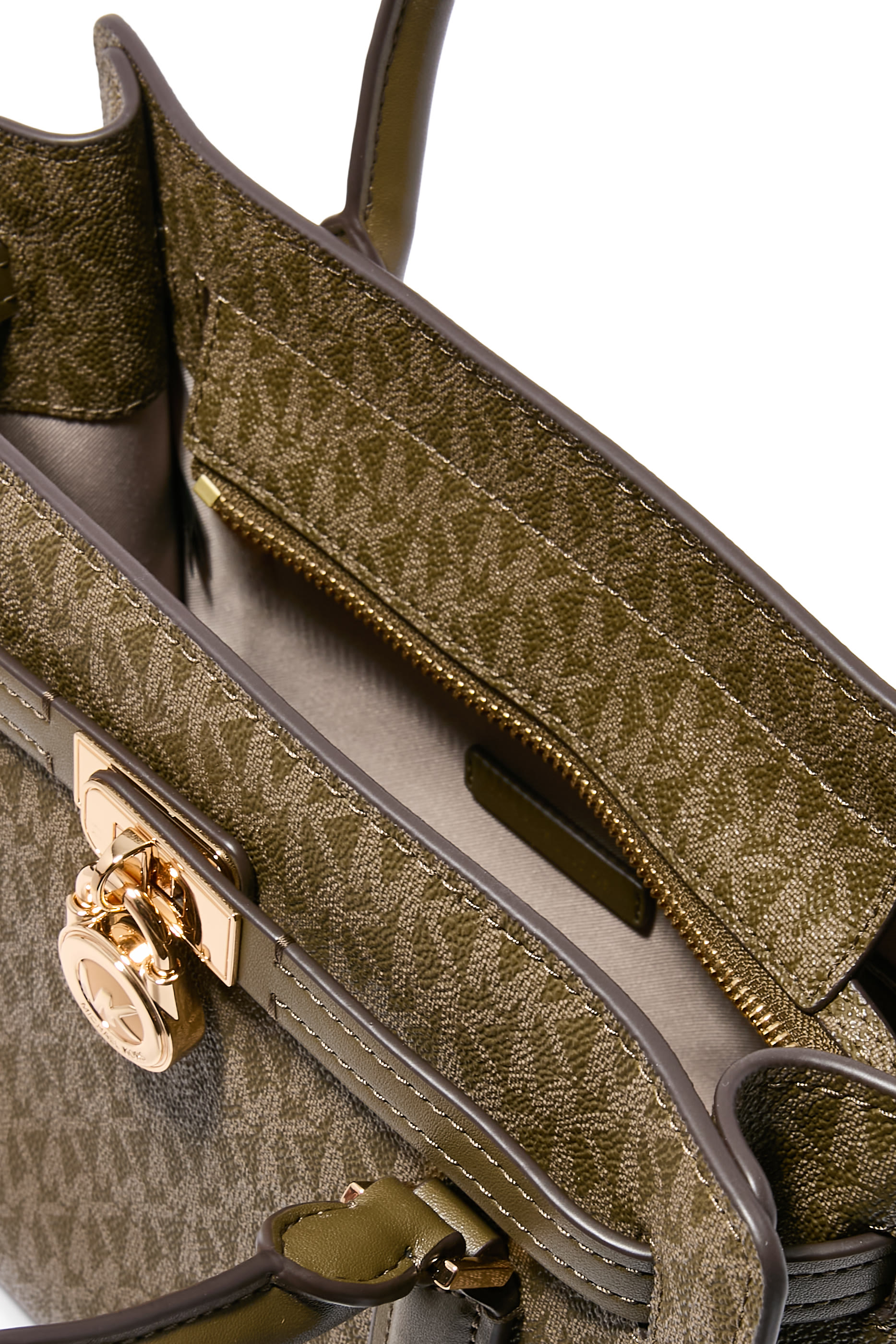 Hamilton Moderne Small Handbag in Logo Print Canvas 