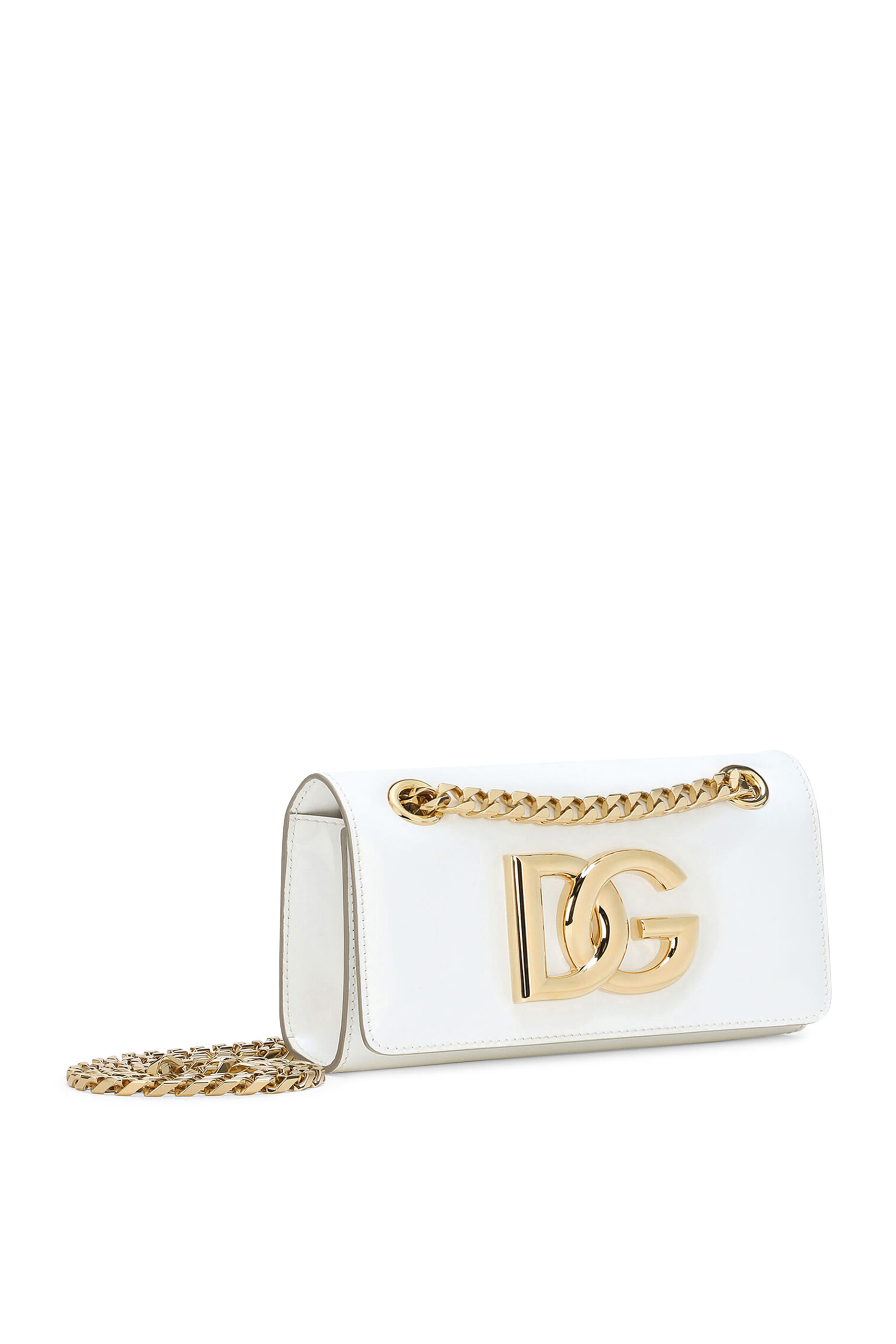 Logo Leather Shoulder Bag